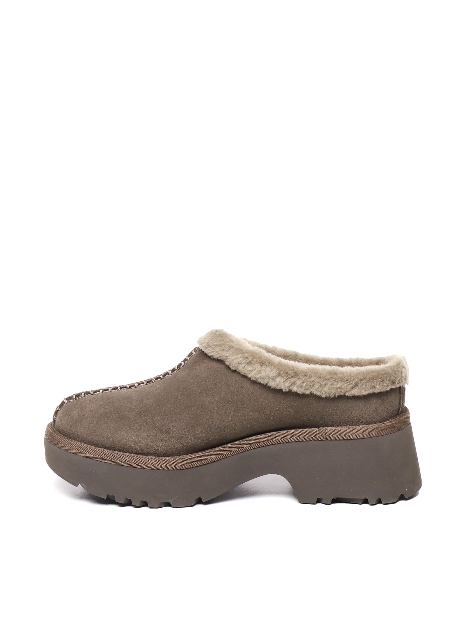 Shop Ugg Cozy Clogs In Sheepskin In Hck Hickory