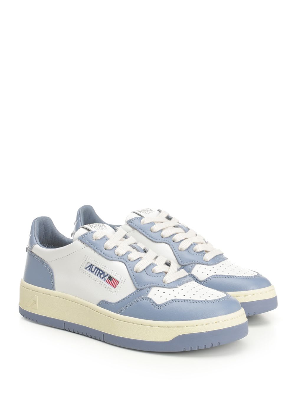 Autry Medalist Low Sneaker In Blue