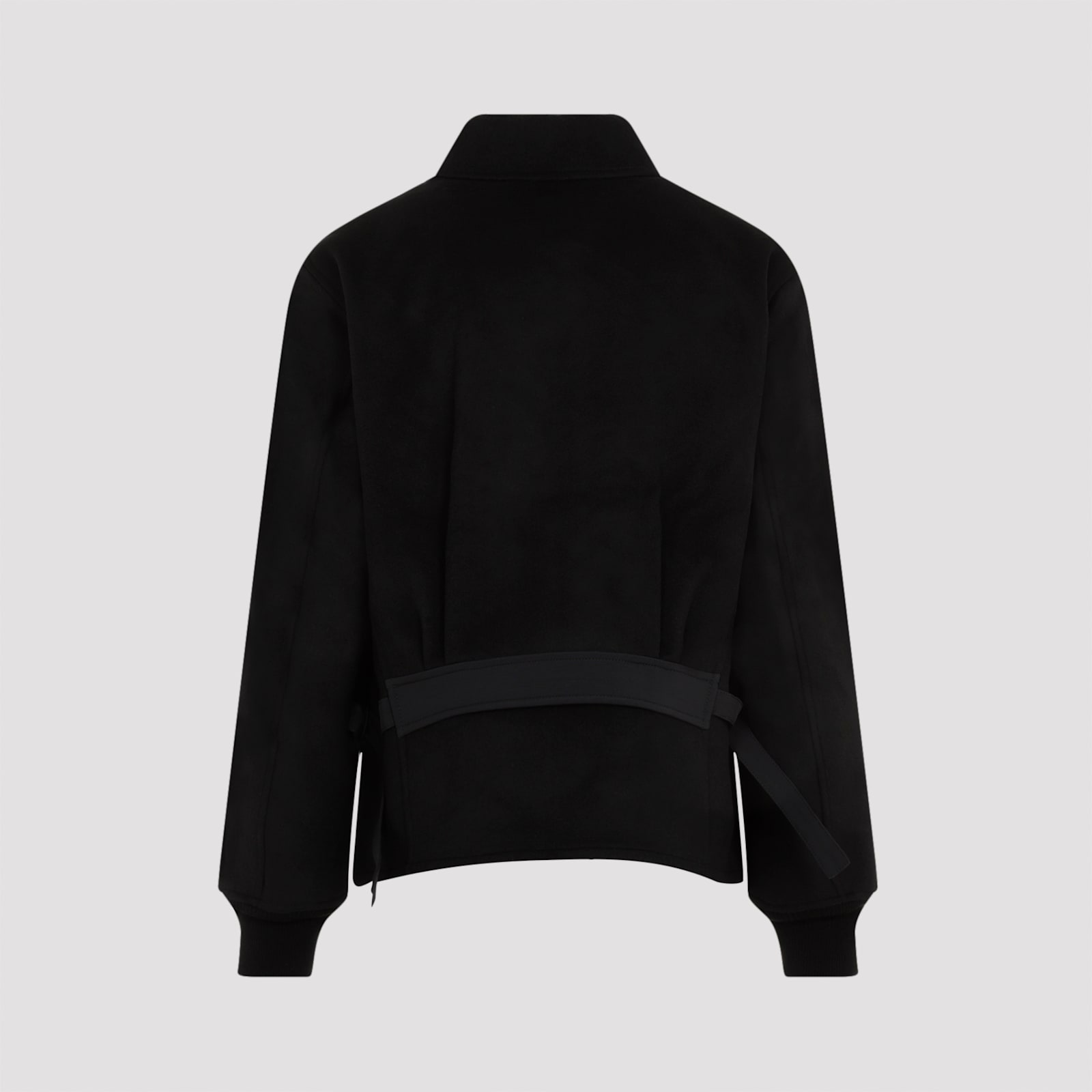 Shop Y-3 Melton Jacket In Black