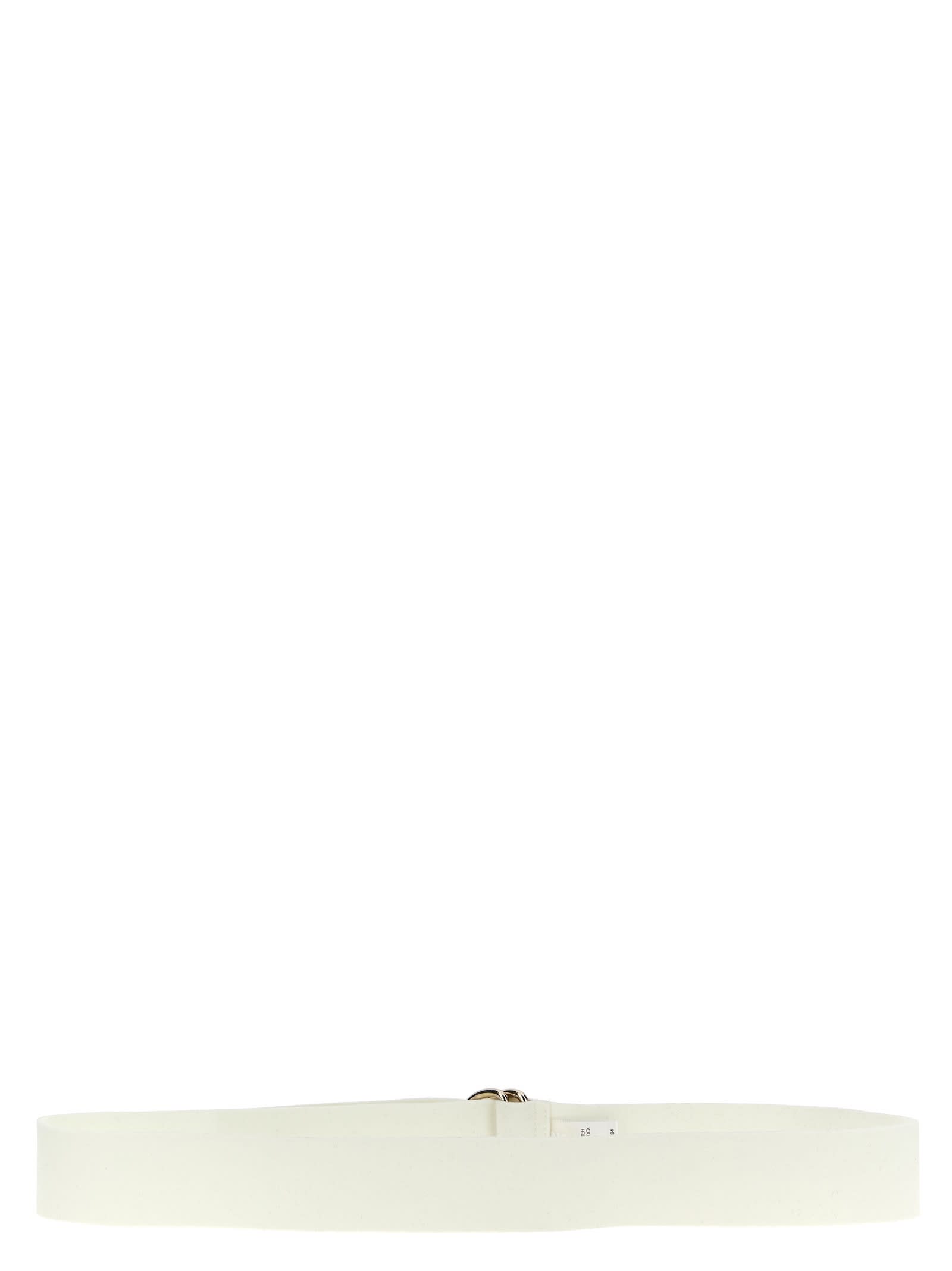 Shop Norma Kamali Mid Belt Belt In White