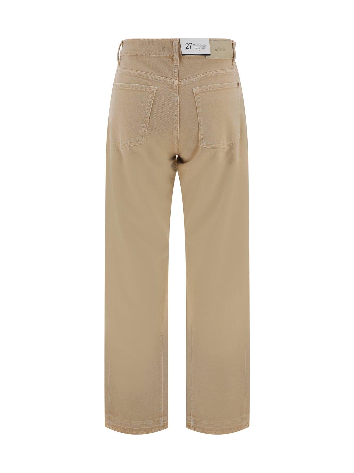 7 FOR ALL MANKIND TESS LOGO-PATCH JEANS
