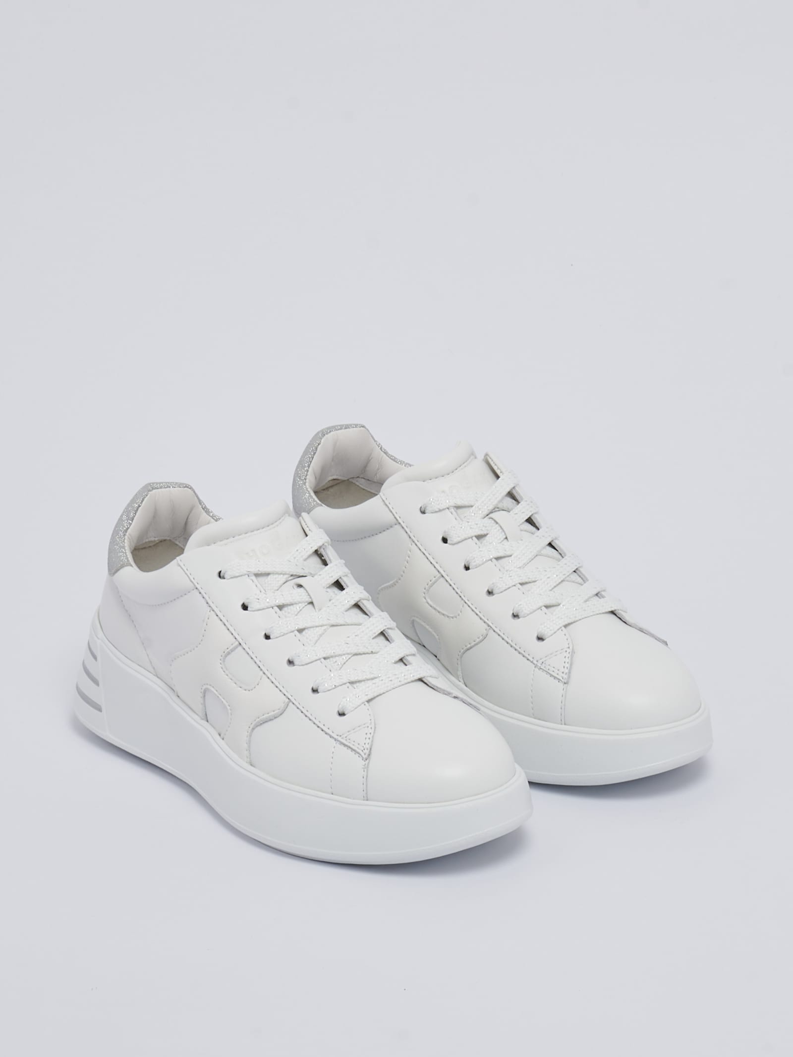 Shop Hogan Rebel H 564 Sneaker In Bianco