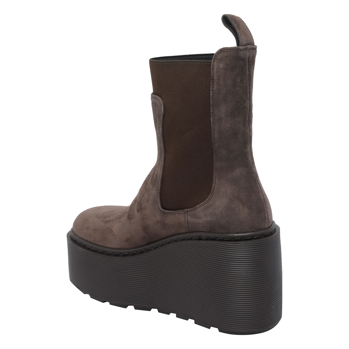 Vic Matie F20 Wedge Stripy Bootie In Multi