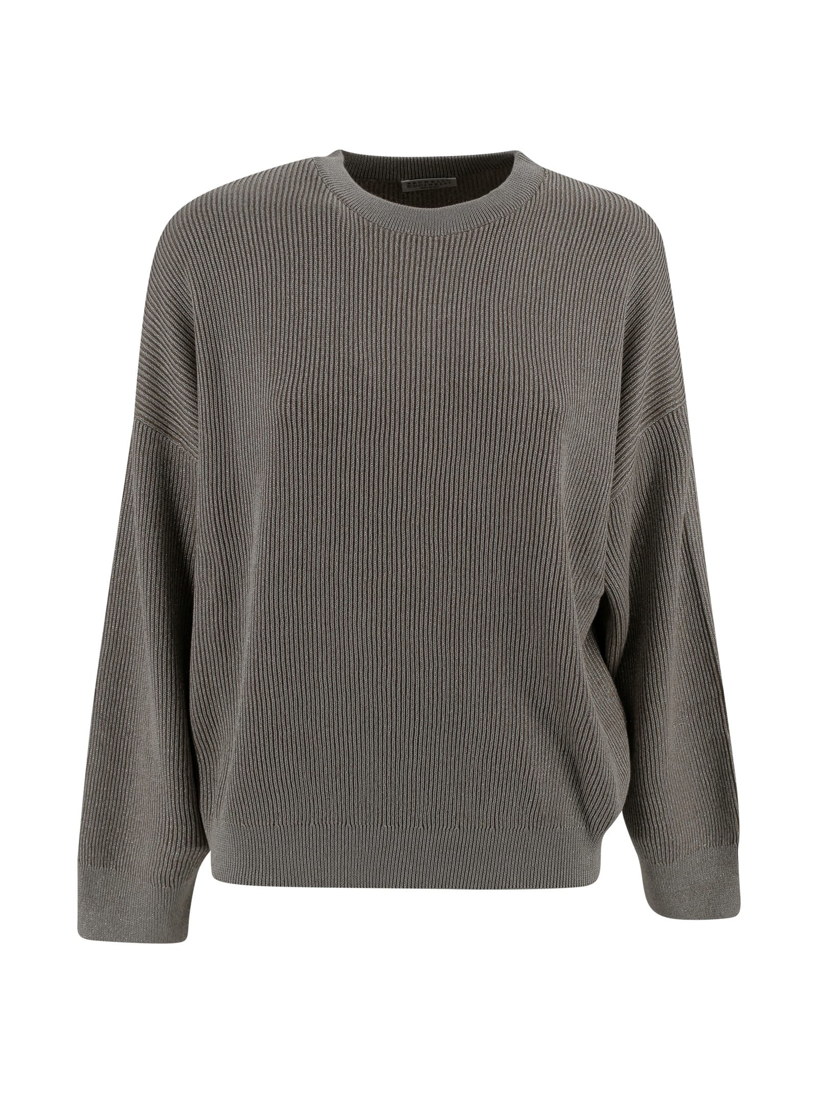 Brunello Cucinelli Vanisé Jersey In Silver