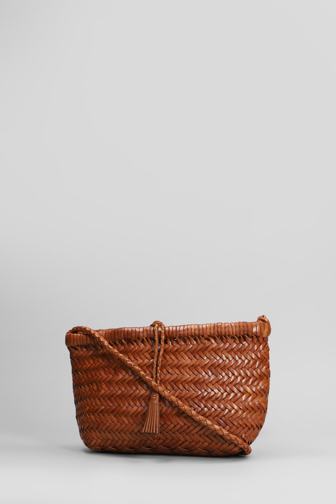 Dragon Diffusion Mini Minsu Leather Shoulder Bag In Leather Color