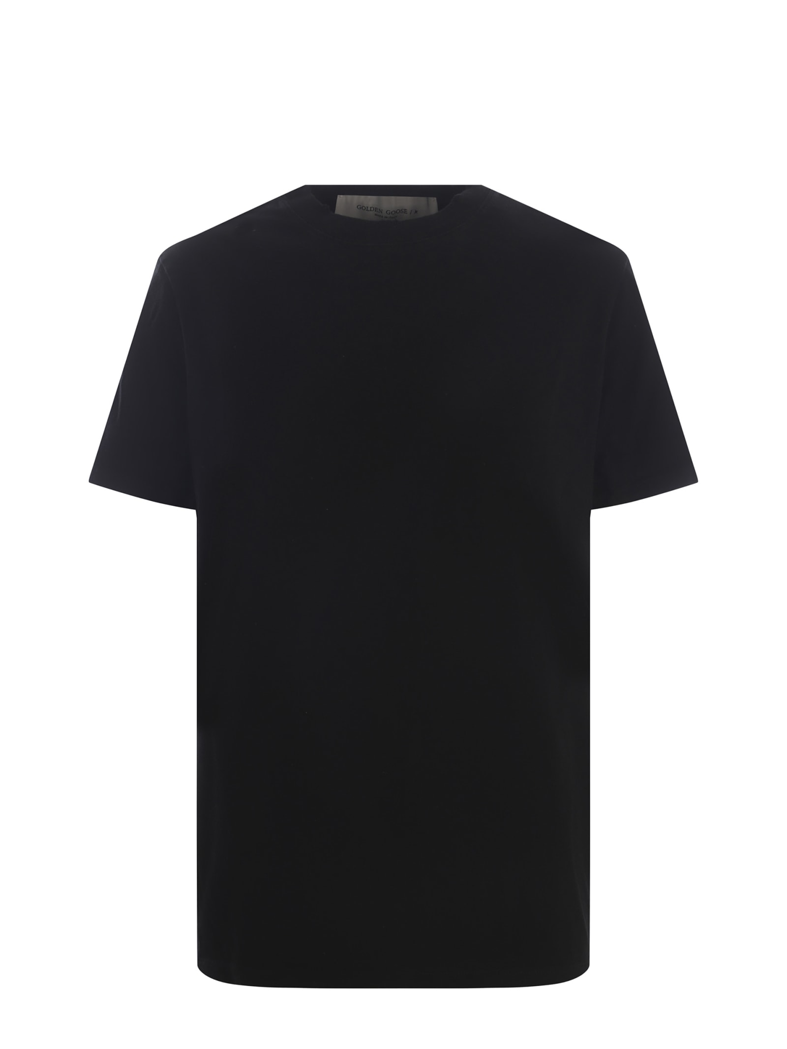 Shop Golden Goose T-shirt  Made Of Cotton In Black