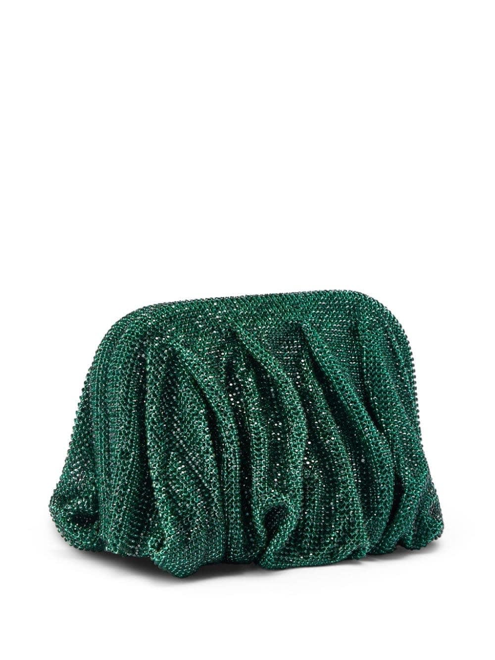 Shop Benedetta Bruzziches Satisfaction - Venus La Petite Clutch In Green