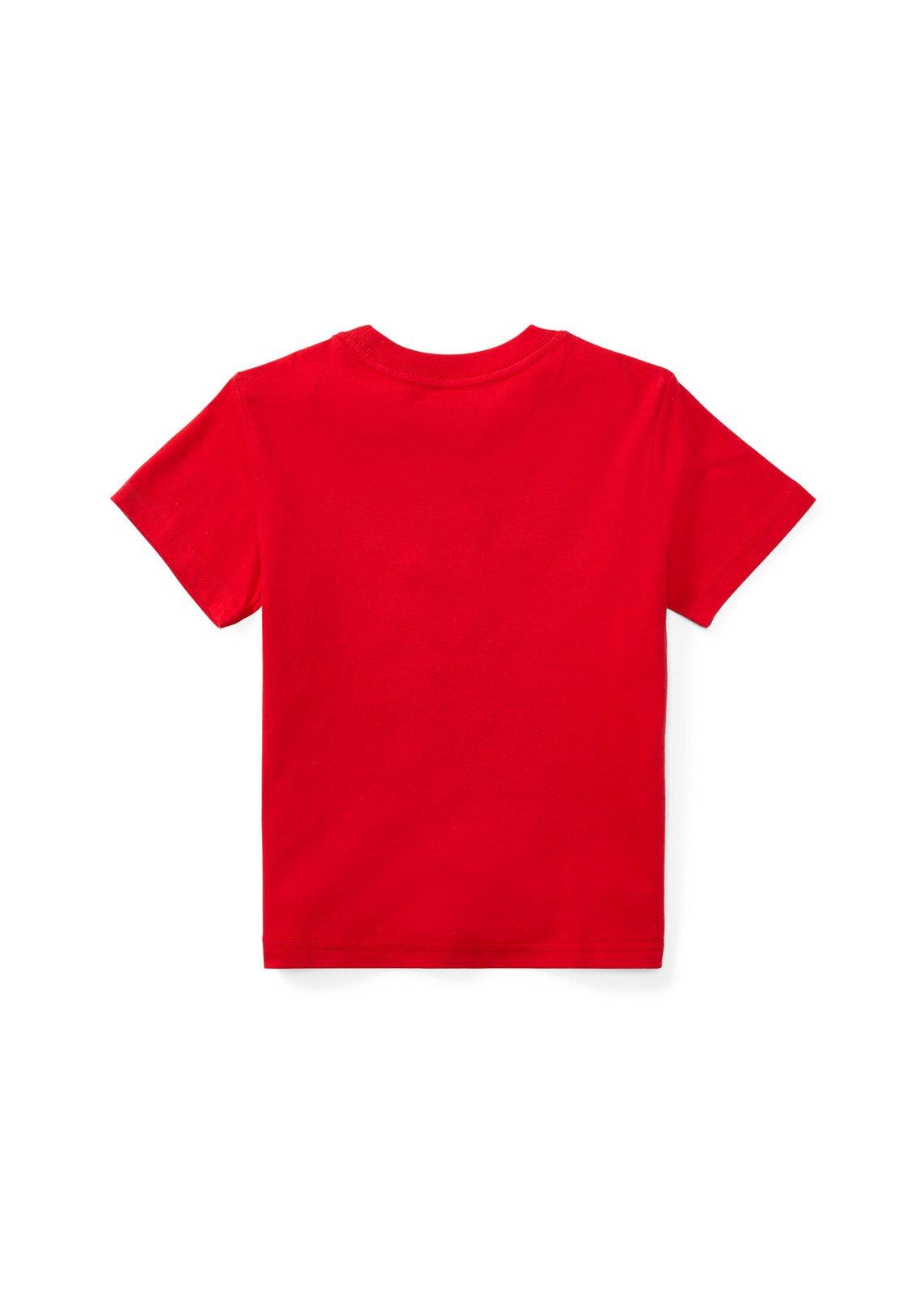 Shop Ralph Lauren Polo Pony Motif Crewneck T-shirt In Rosso