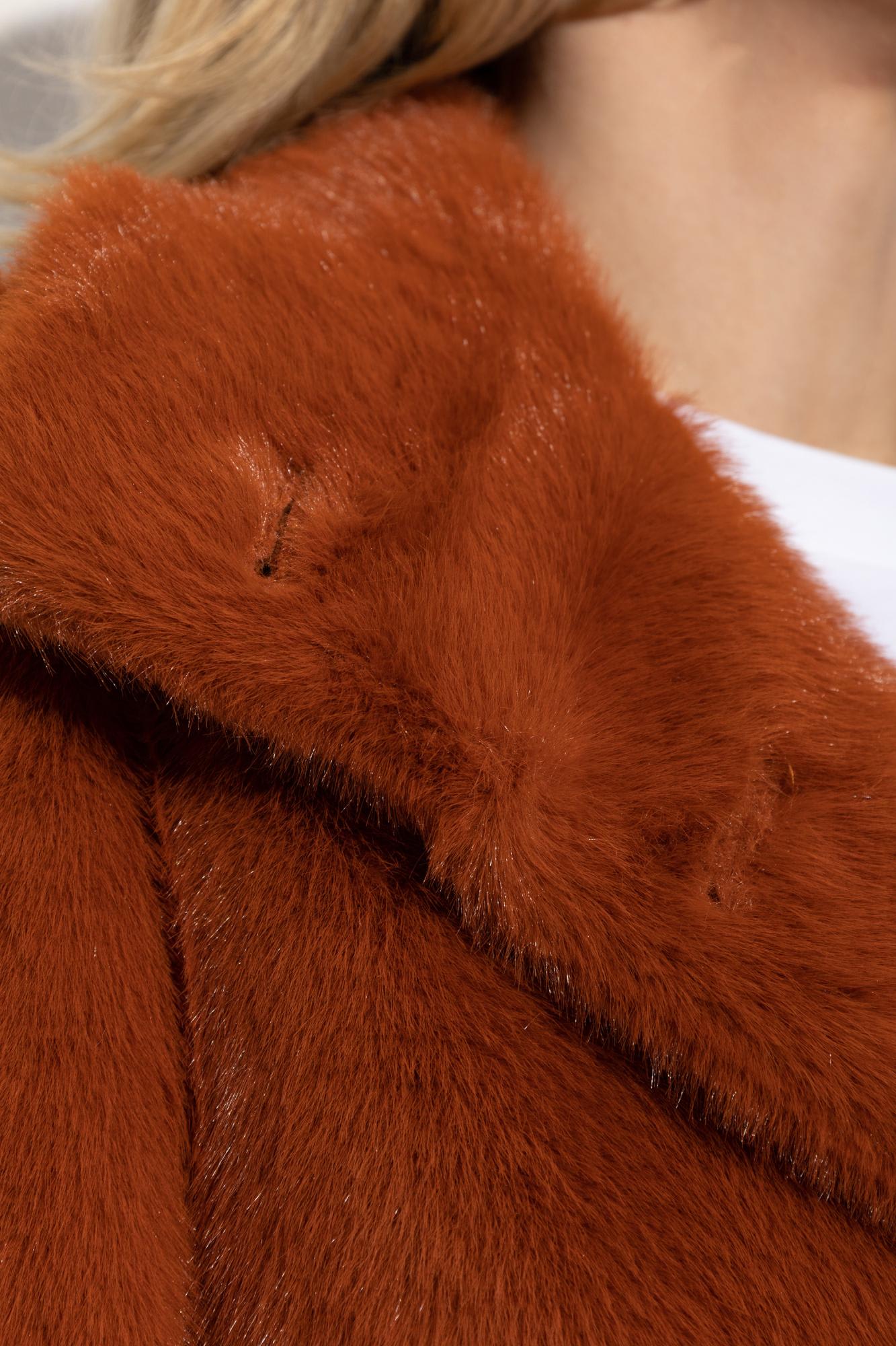 Paul Smith Ps  Faux Fur In Red