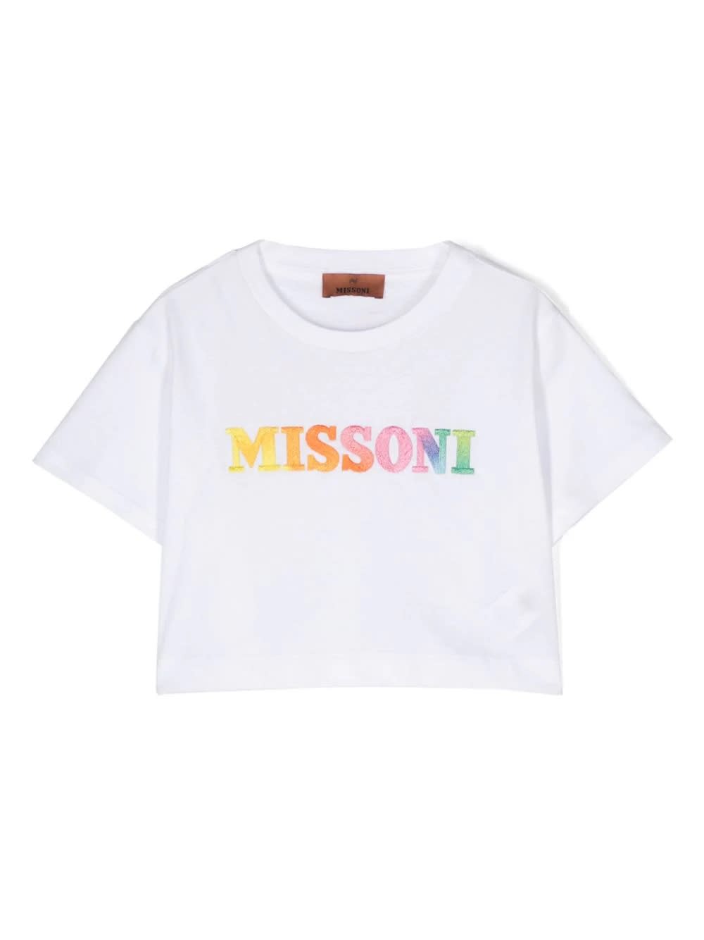 Shop Missoni T-shirt Con Logo In White