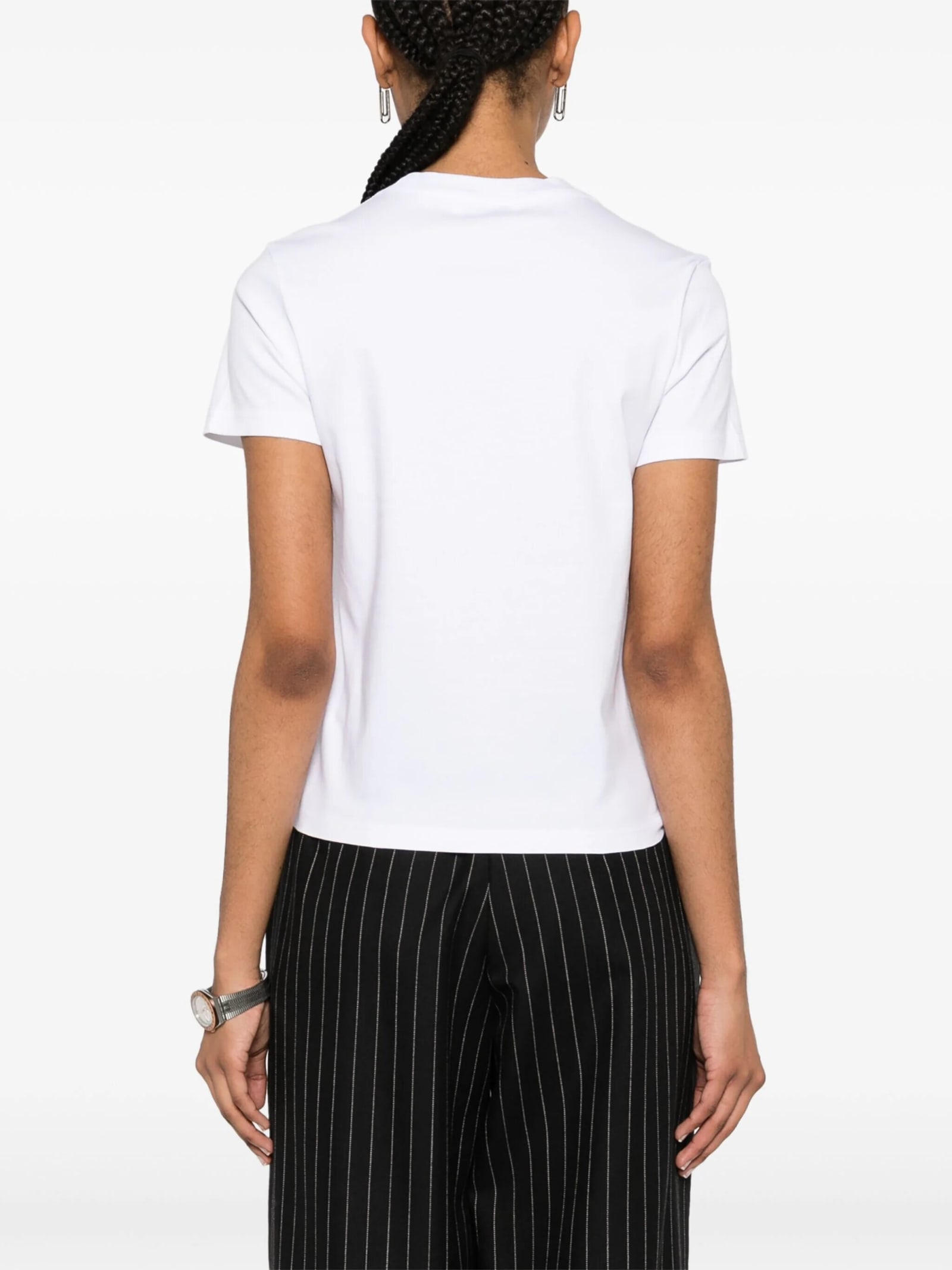 Shop Lanvin Tshirt In Optic White