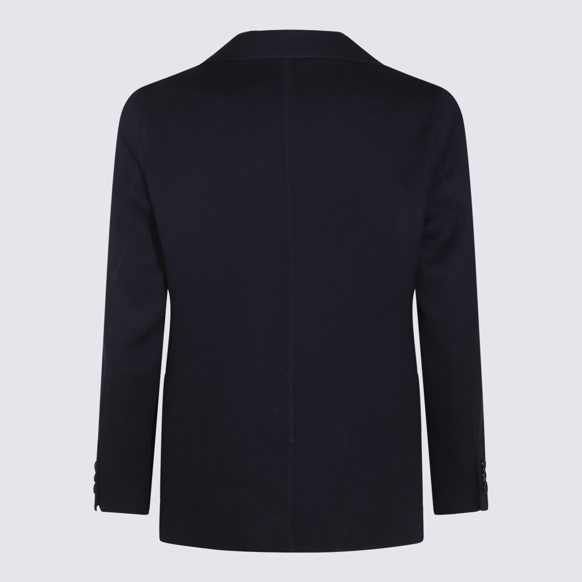 Shop Canali Blue Wool Casual Jacket