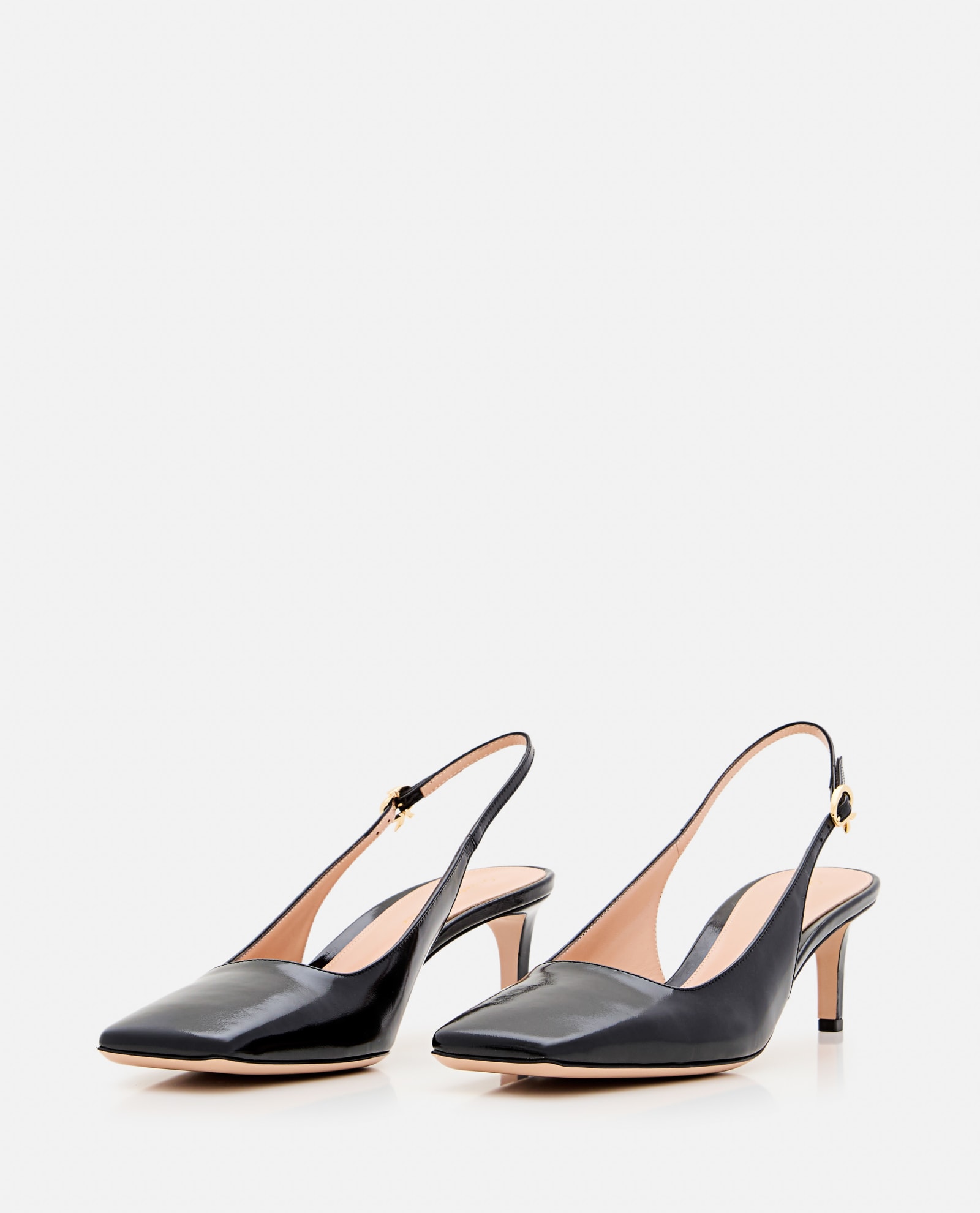 Gianvito Rossi Nuit Heel Sling-back In Black