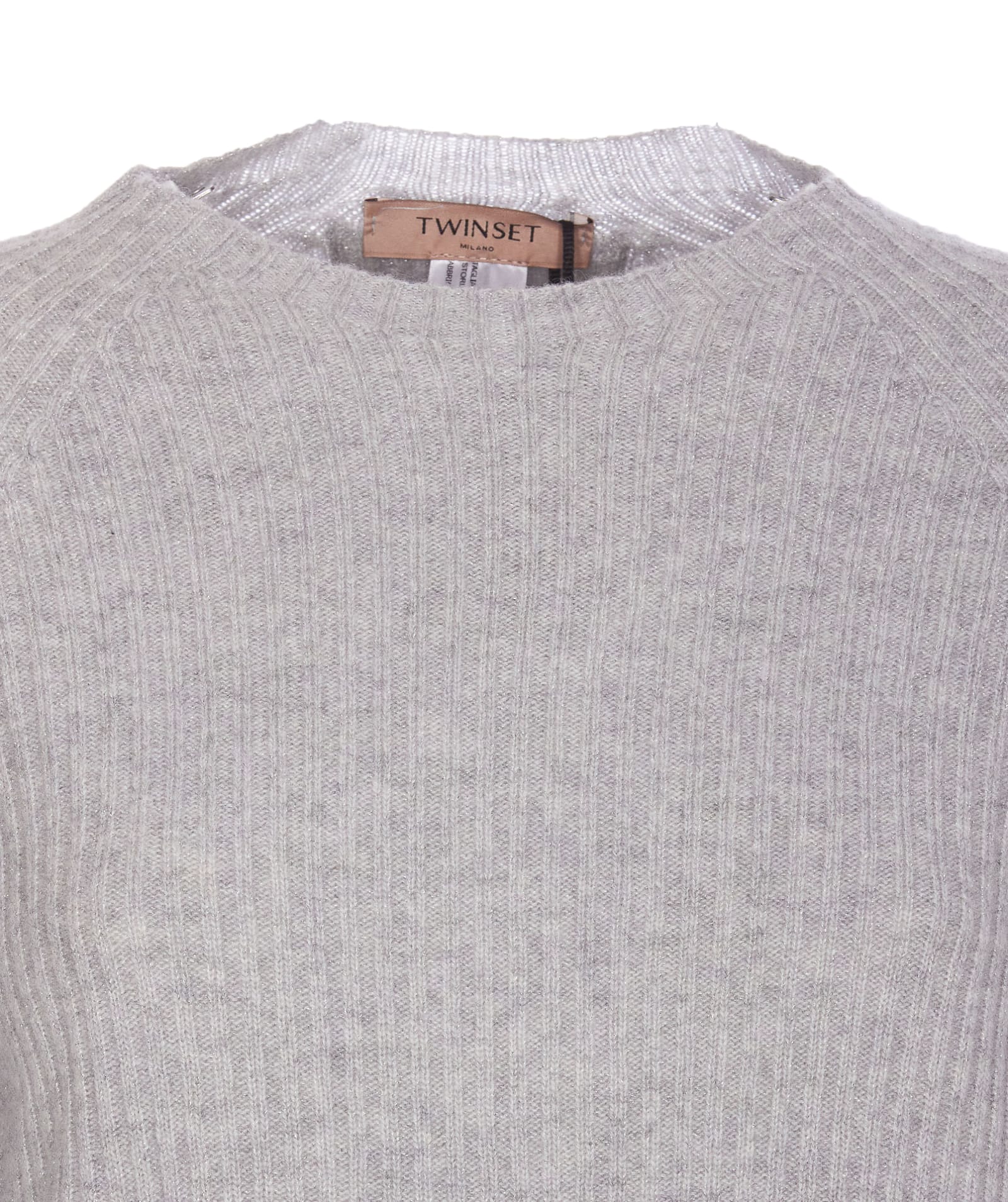 Shop Twinset Sweater In Grey