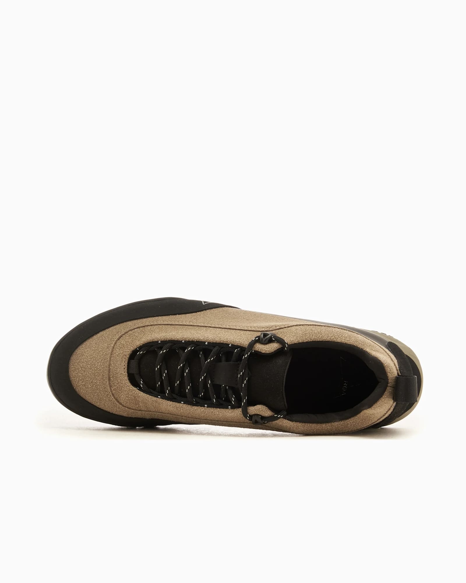 Roa Cingino Rubber-trimmed Microfibre Hiking Sneakers In Black