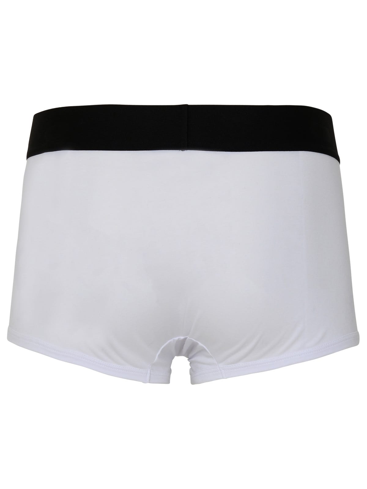 Palm Angels Logo Stretch Cotton Boxer Briefs In Nero