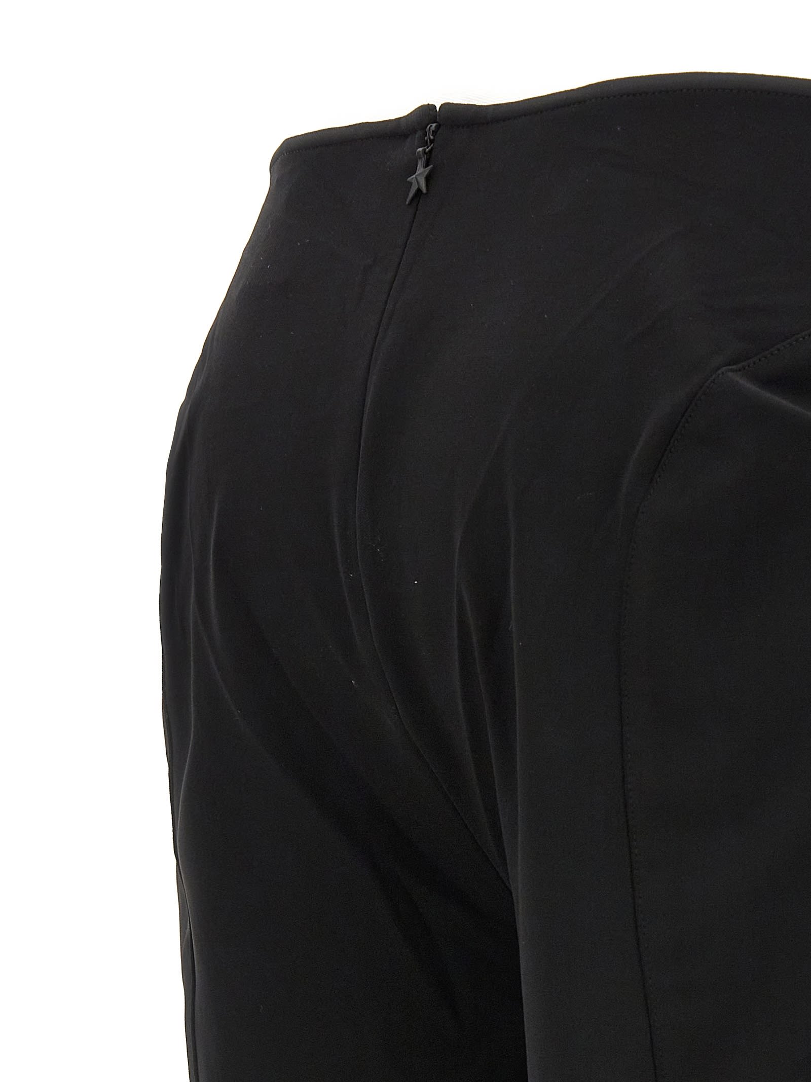Shop Mugler M Cut-out Trousers In Black