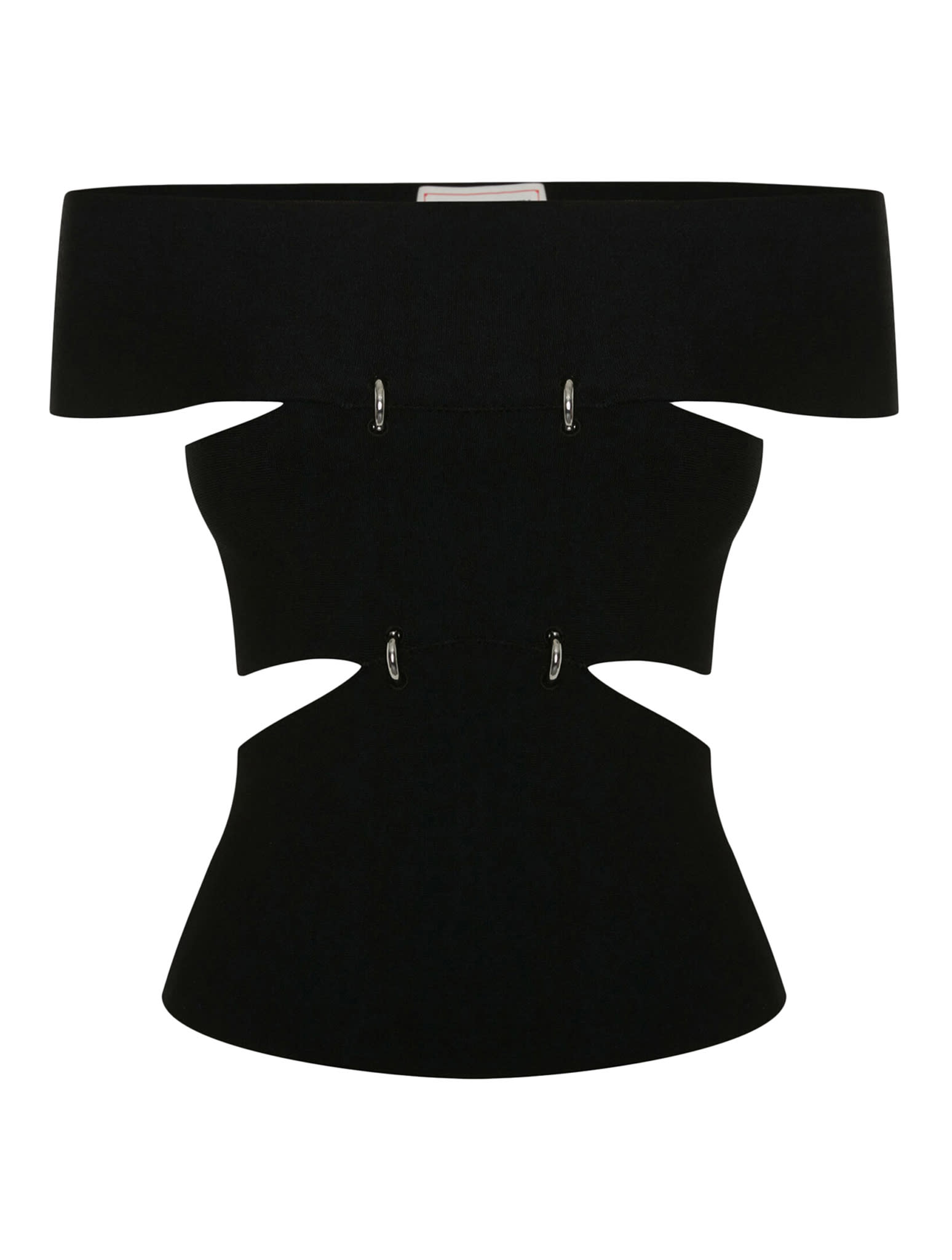 Alexander Mcqueen Bandage Top In Black