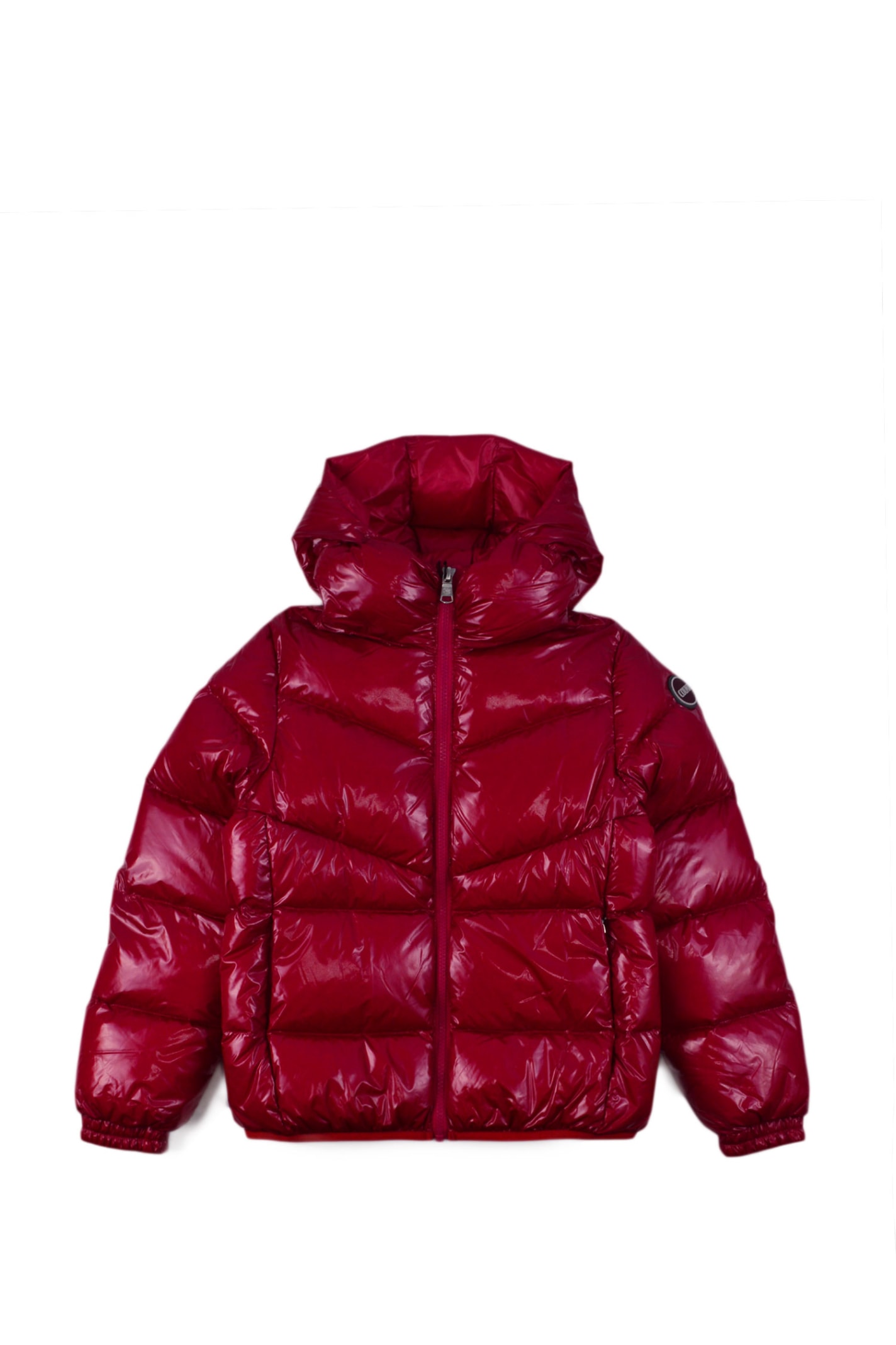 Colmar Kids' Down Jacket In Super Shiny Fabric In Red