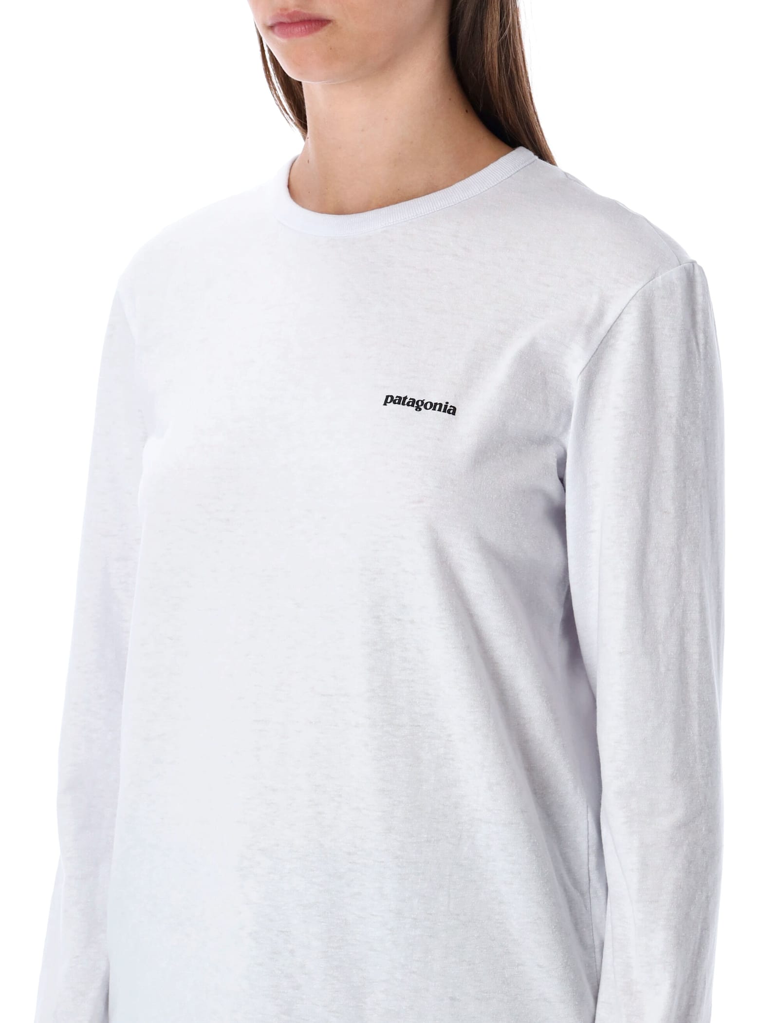 Patagonia White Logo T-shirt In White