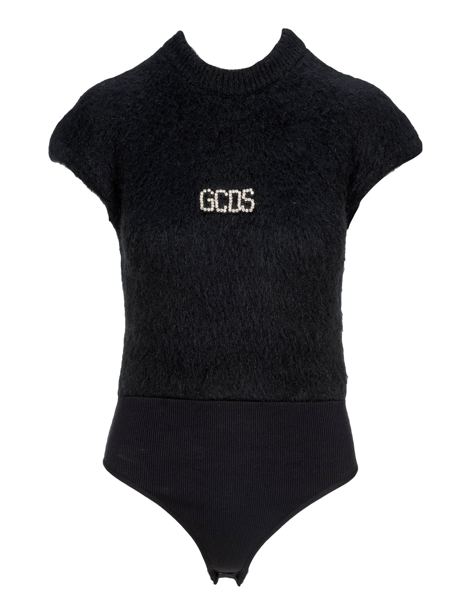 Gcds Logo-print Knitted Top