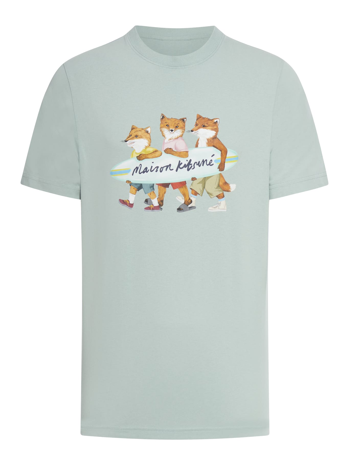 Maison Kitsuné Surfing Foxes Comfort Tee-shirt