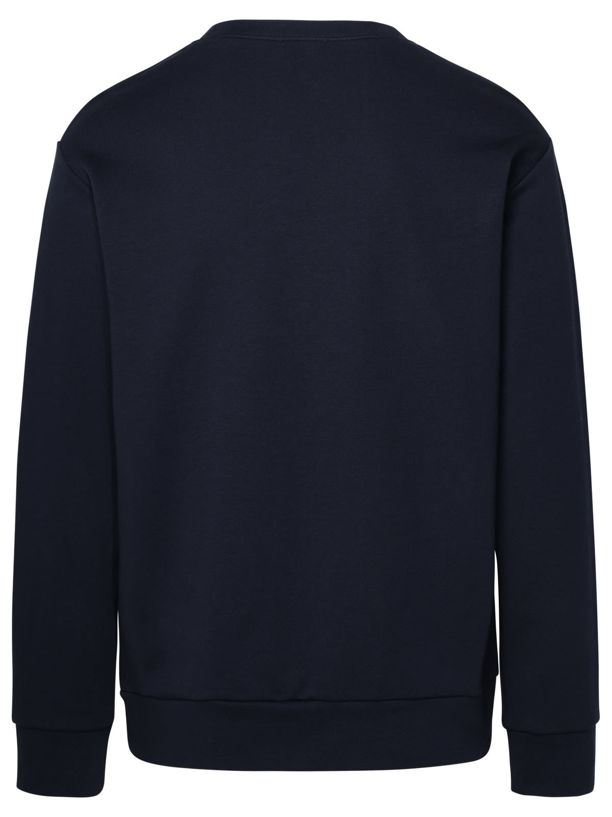Shop Apc Blue Cotton Sweatshirt In Iak Dark Navy