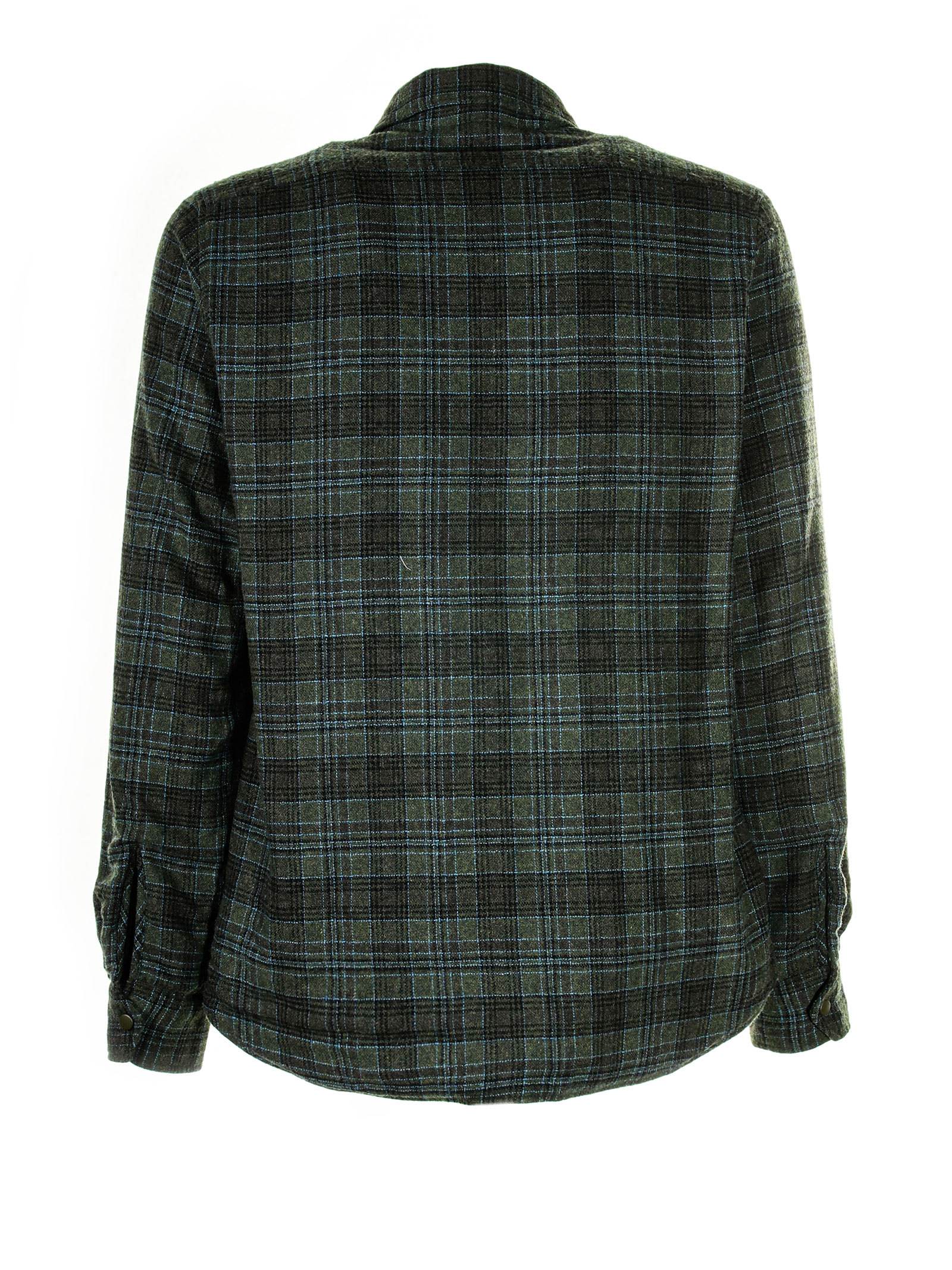 Shop Aspesi Shirt With Checked Pattern In Militare