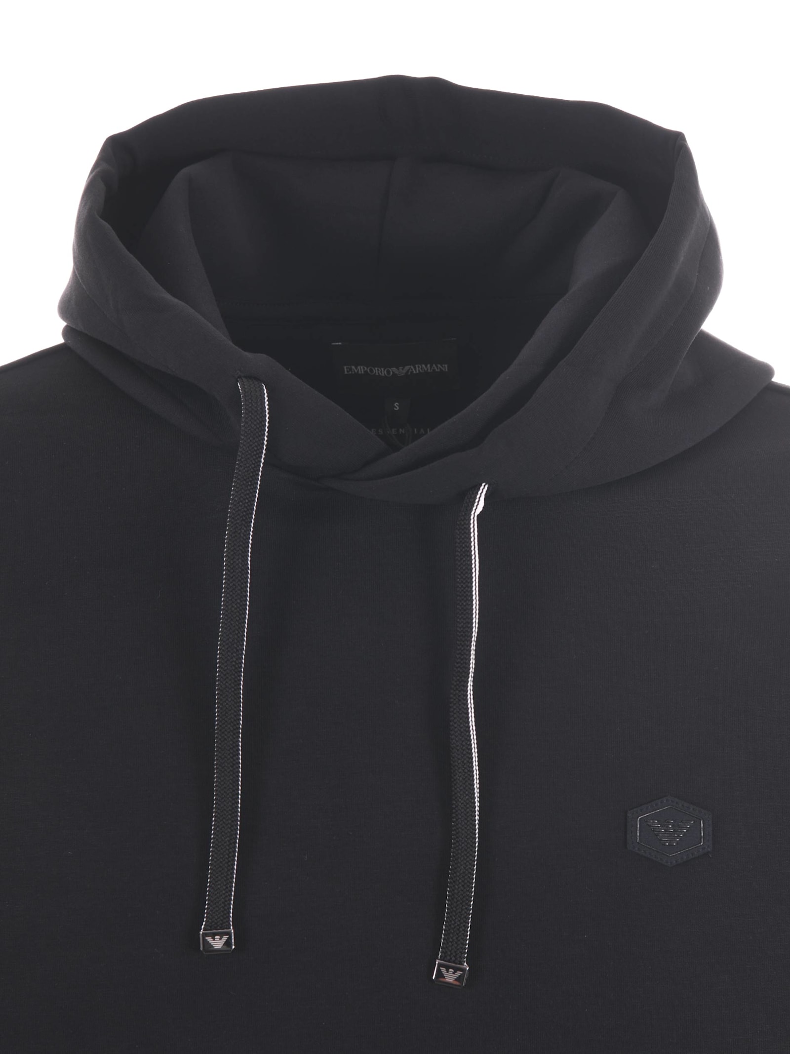 Shop Emporio Armani Sweatshirt In Black