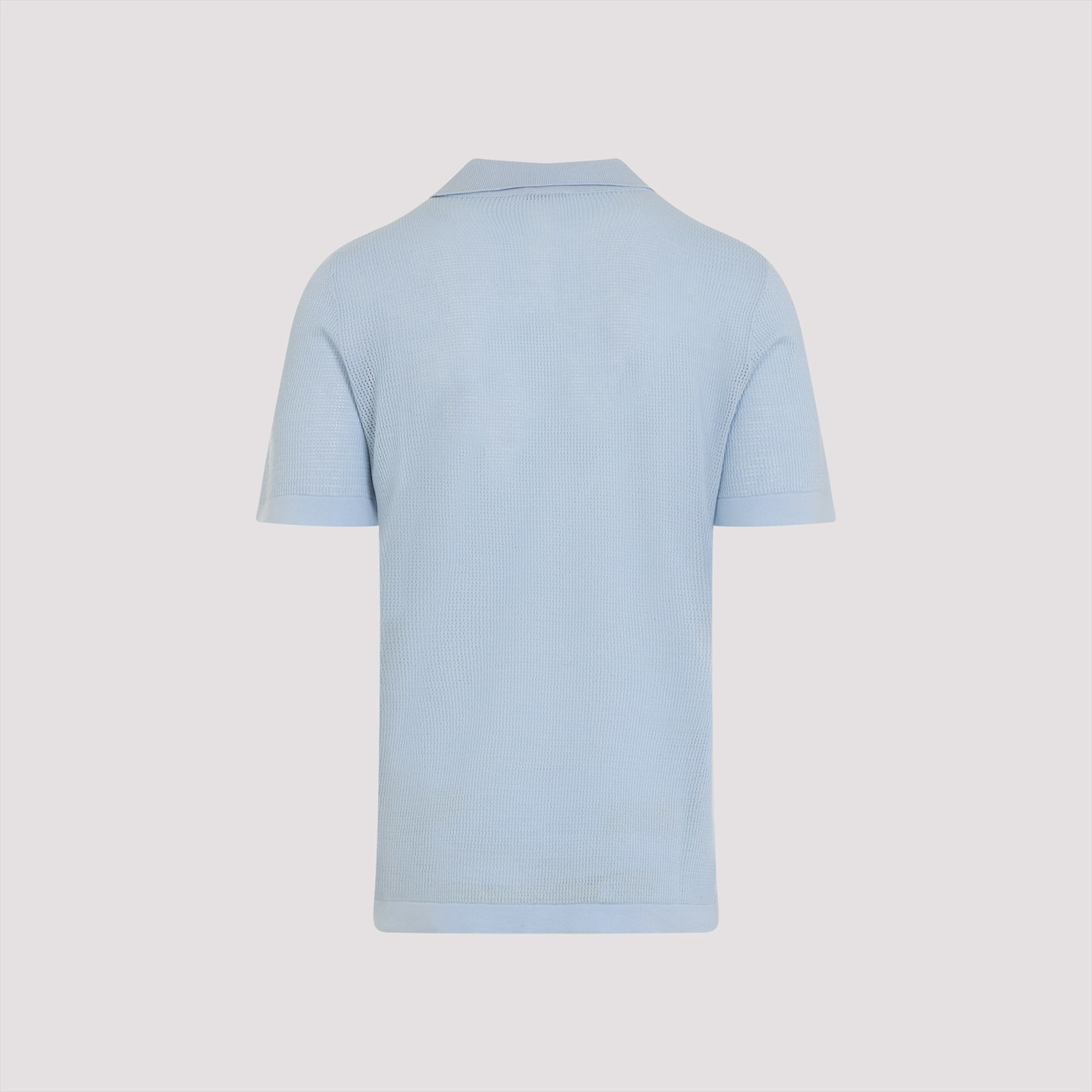 Shop Kiton Polo In Celeste Bebe