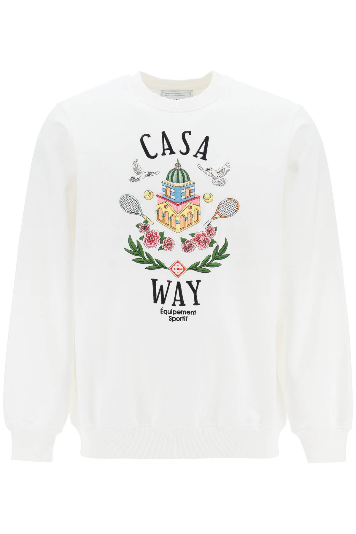 CASABLANCA CASA WAY CREW-NECK SWEATSHIRT