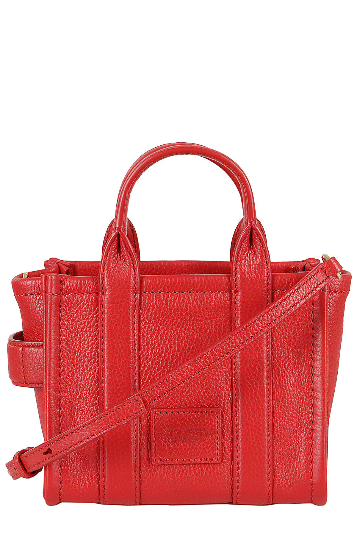 Shop Marc Jacobs The Mini Tote In True Red