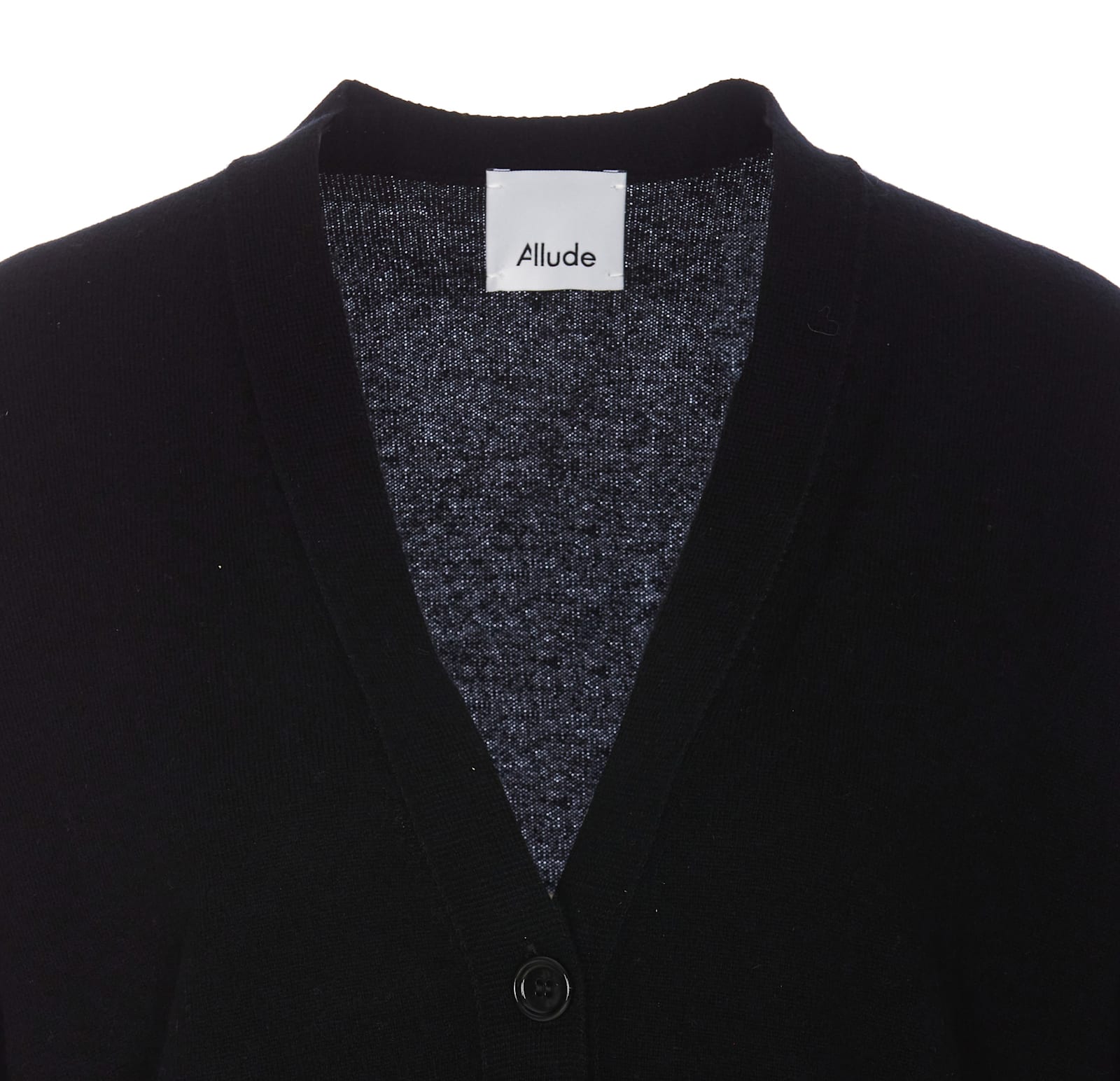 Shop Allude Cardigan In Black