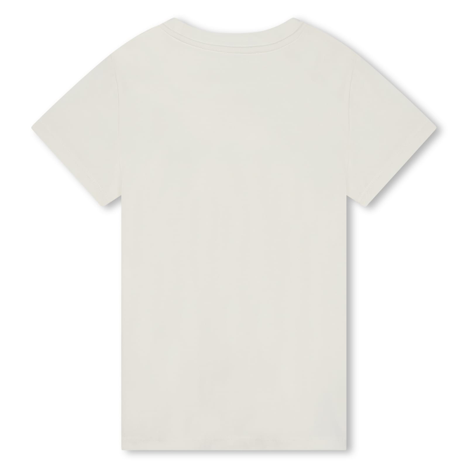 Shop Michael Kors T-shirt Con Stampa In Bianco Sporco