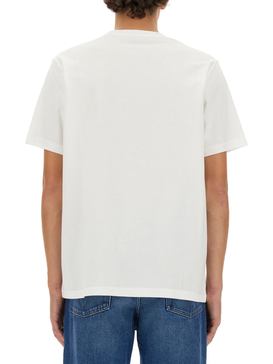 Shop Ps By Paul Smith Saturn T-shirt In White