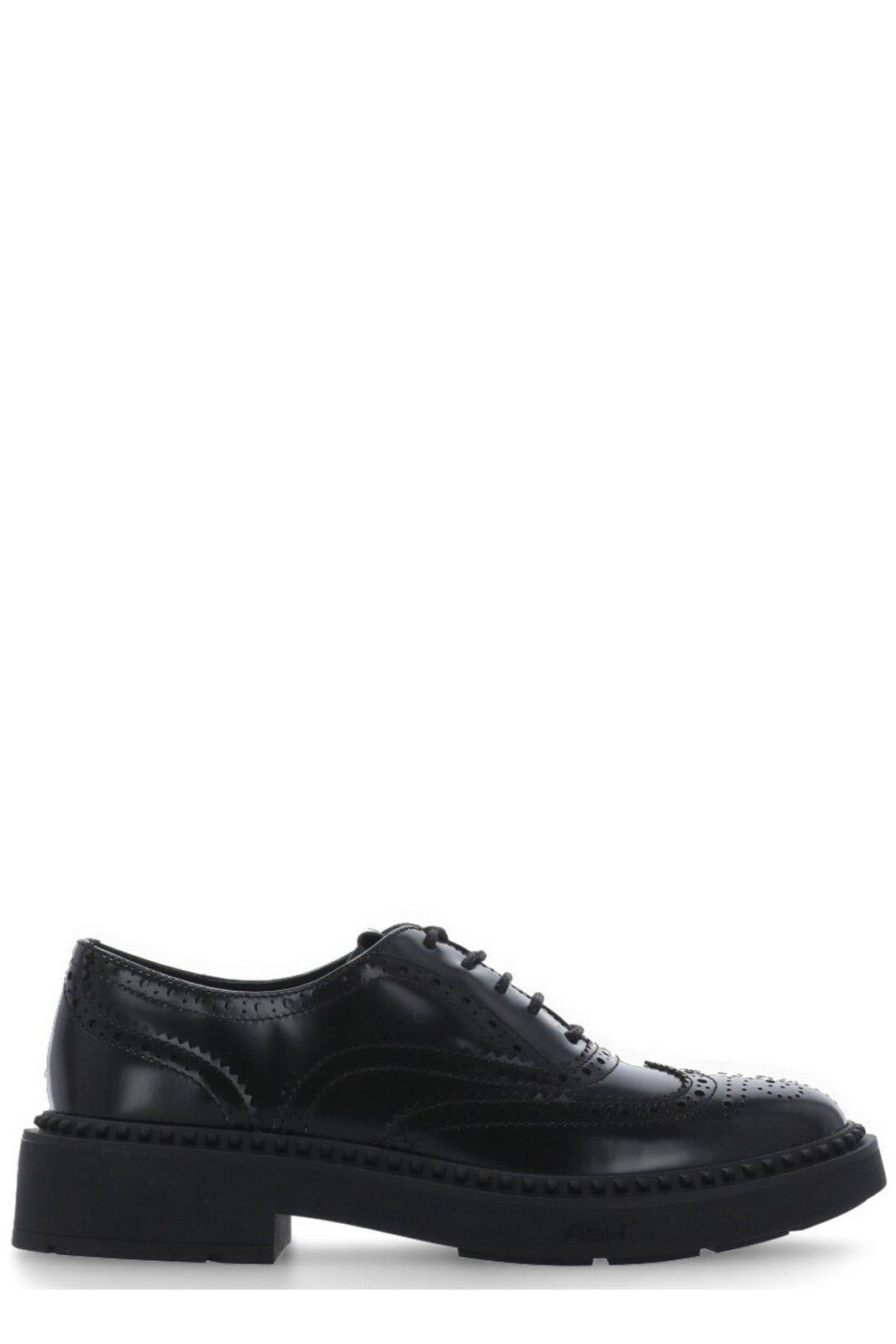 Shop Ash Mercer Oxford Lace-up Shoes In Black