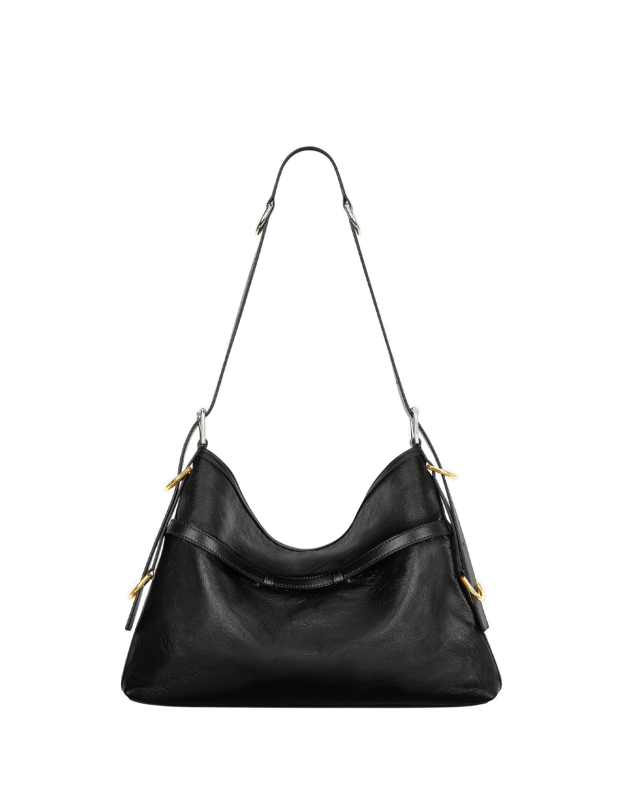 Shop Givenchy Black Medium Voyou Bag