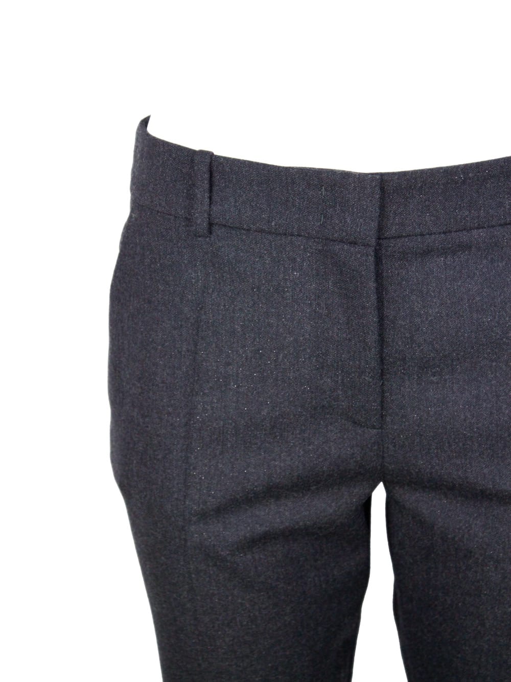 Eleventy Cotton Blend Slim Fit Pants In Black