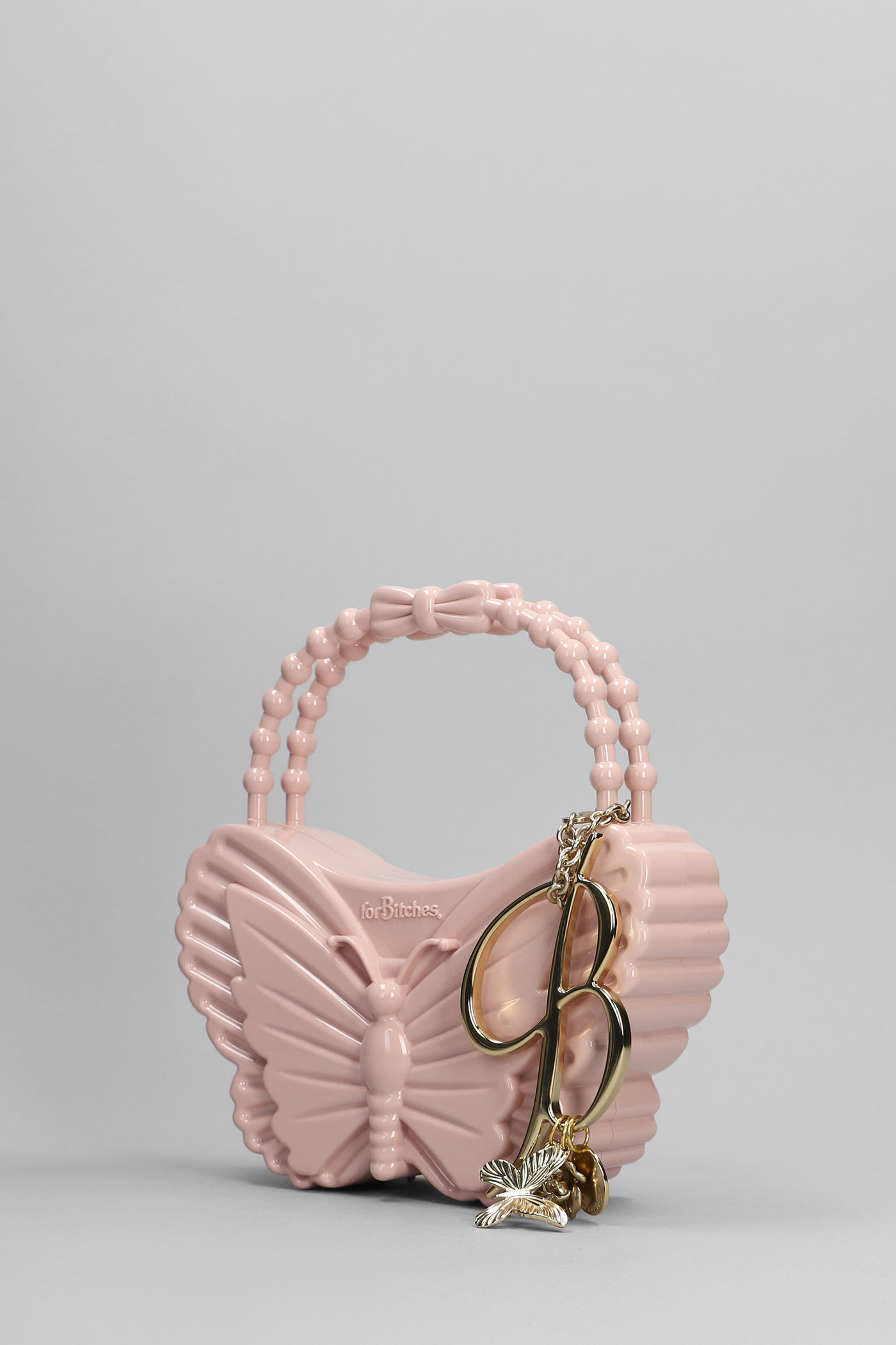 Shop Blumarine Hand Bag In Rose-pink Pvc