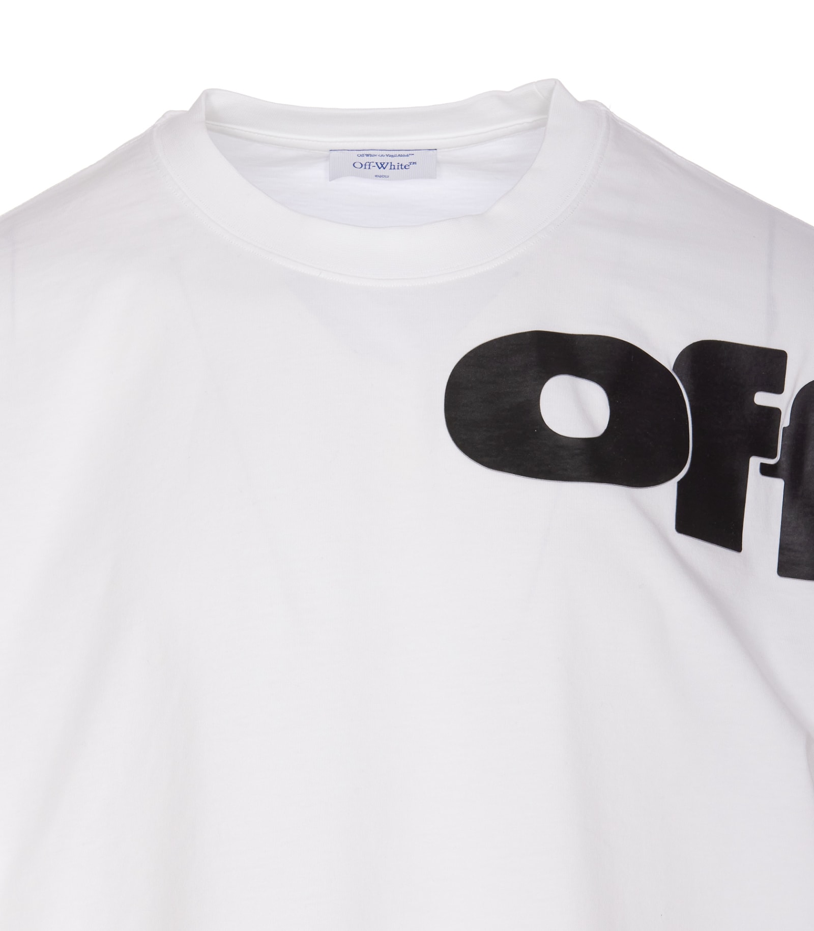 Shop Off-white Shared Logo Skate T-shirt In White