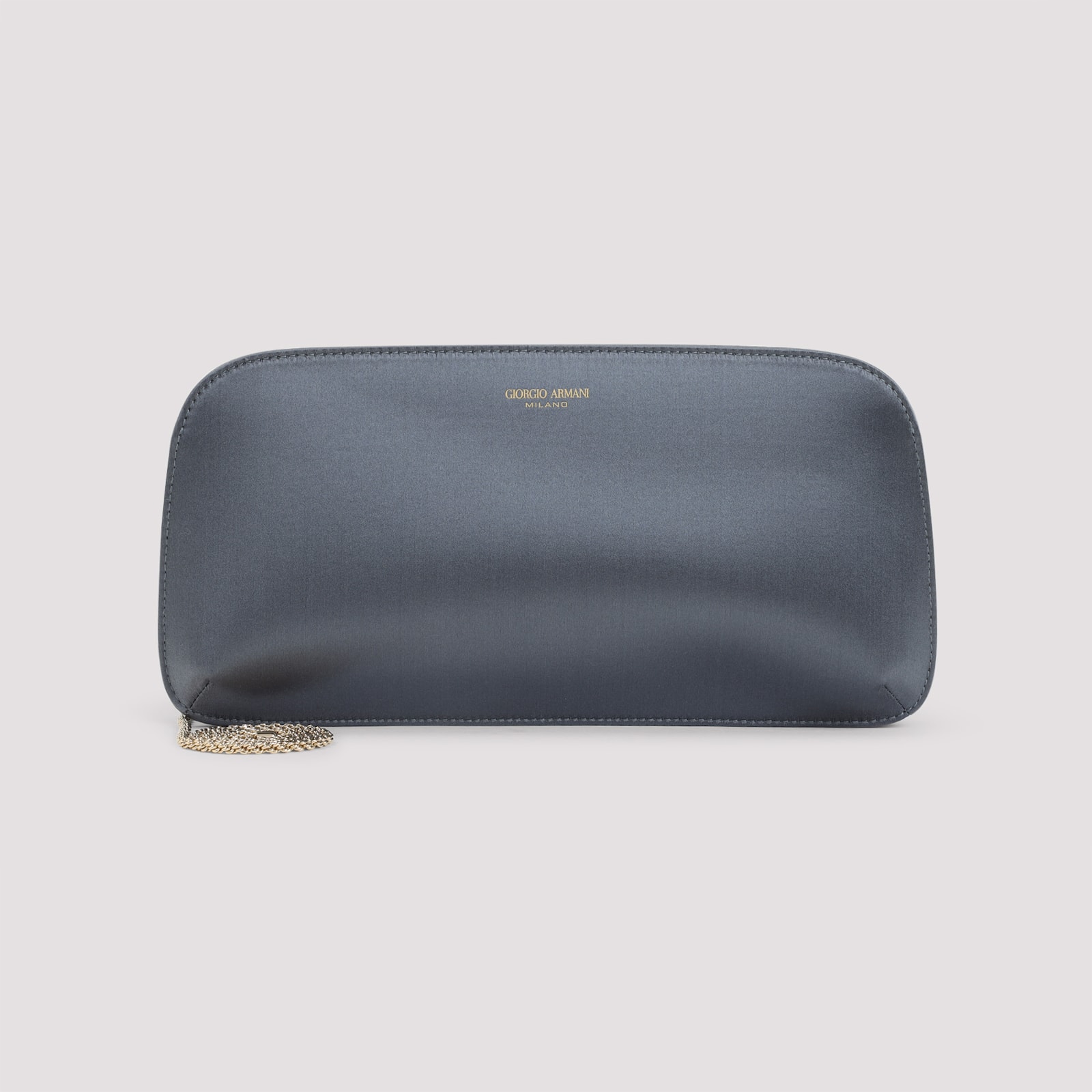 Giorgio Armani Viscose Handbag In Gray