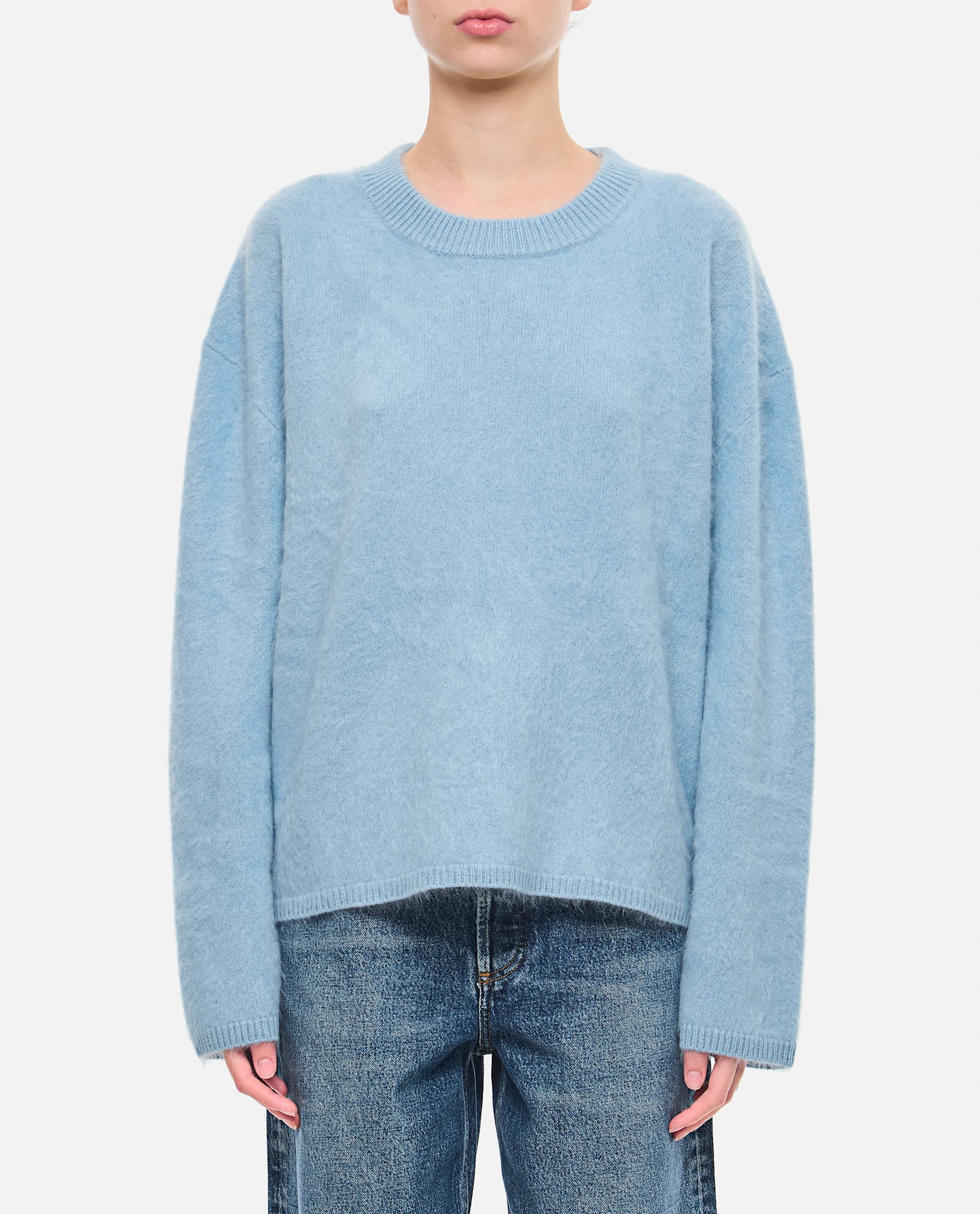 Shop Lisa Yang Natalia Cashmere Sweater In Blue