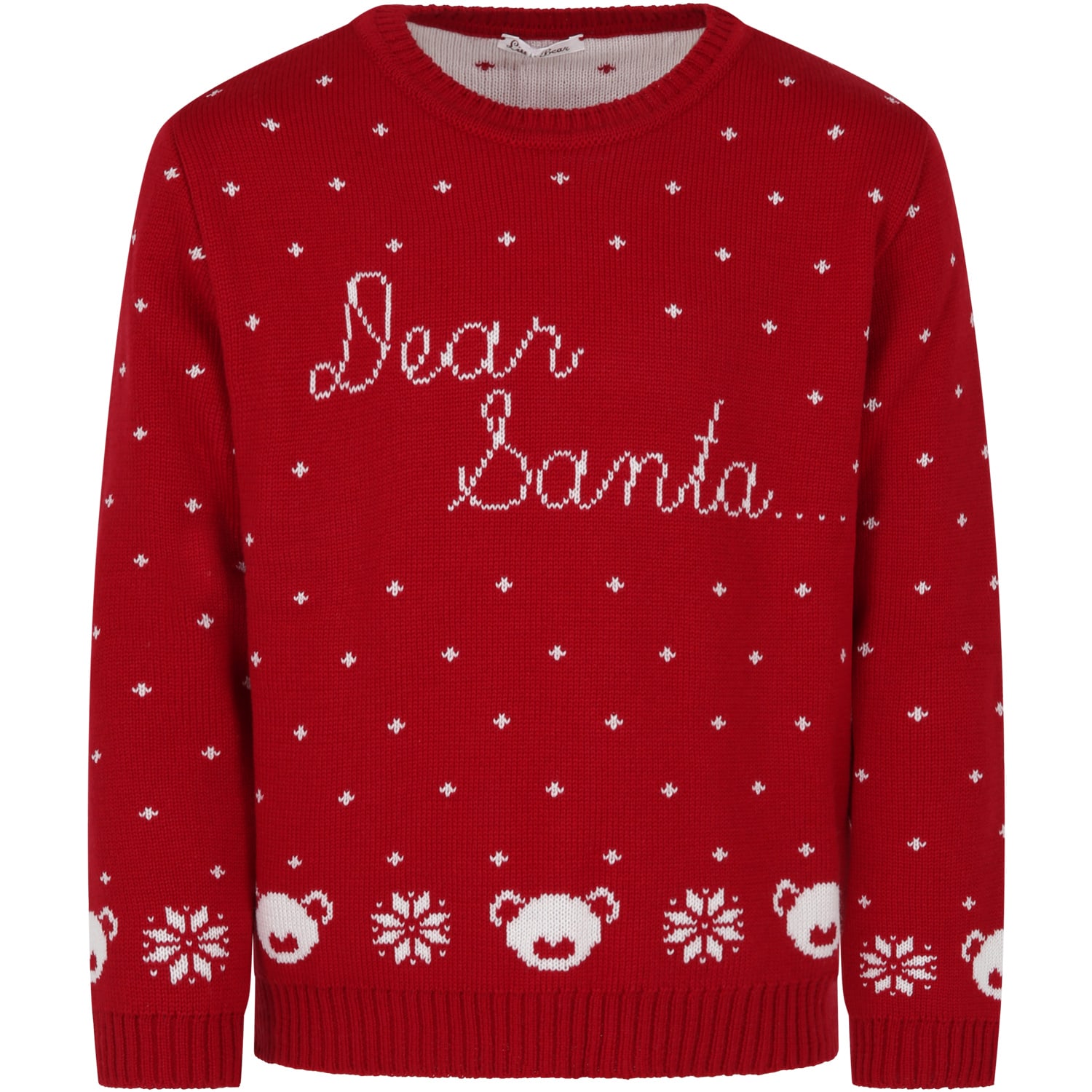 Little Bear Red Sweater For Kids
