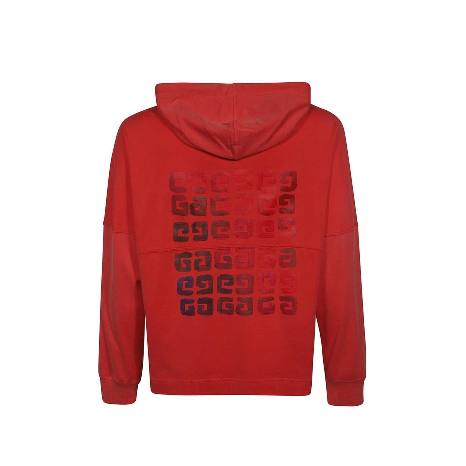 Shop Givenchy Cotton Hooded Sweatshirt In Red