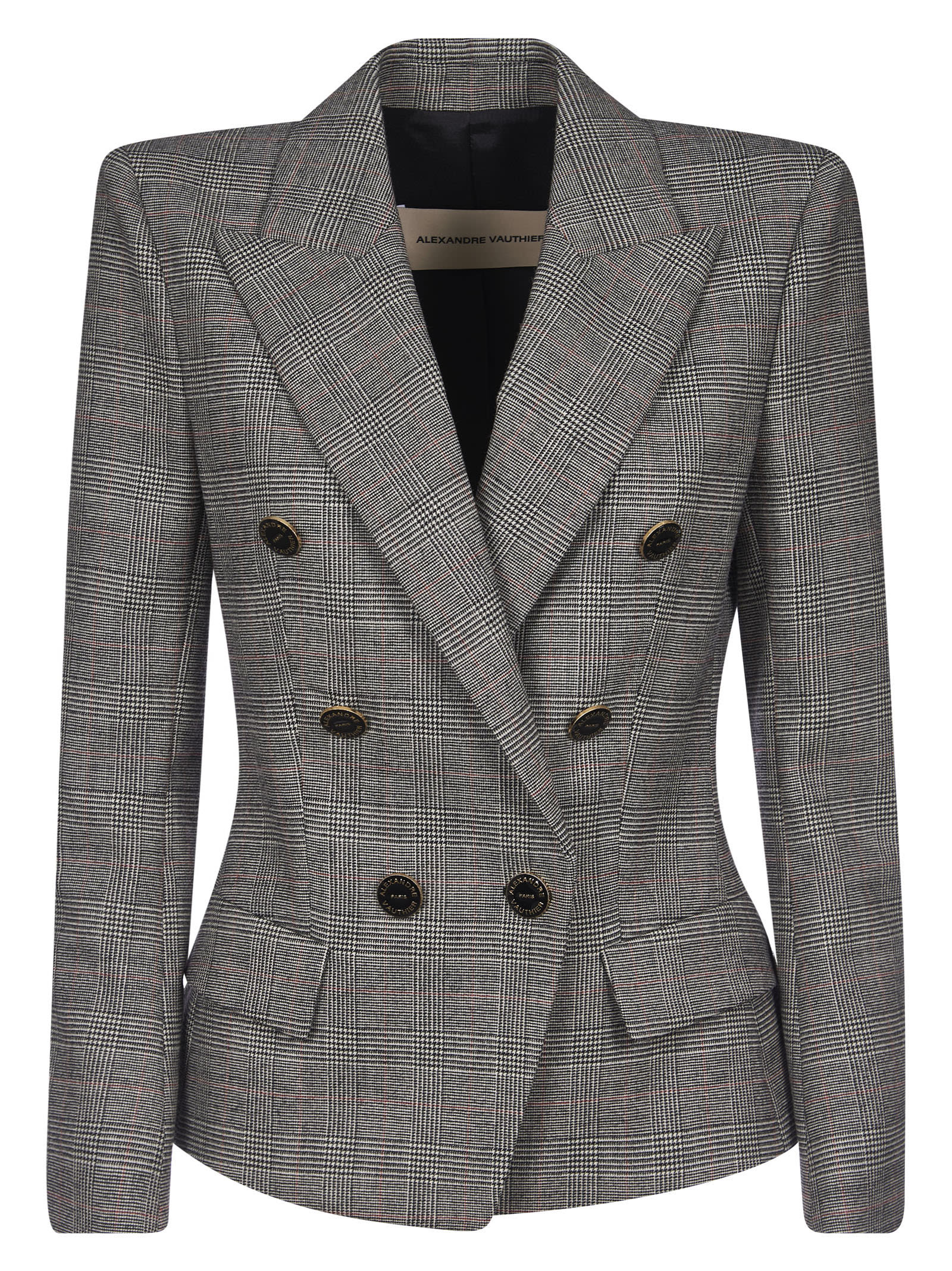 Alexandre Vauthier Double-breasted Check Blazer