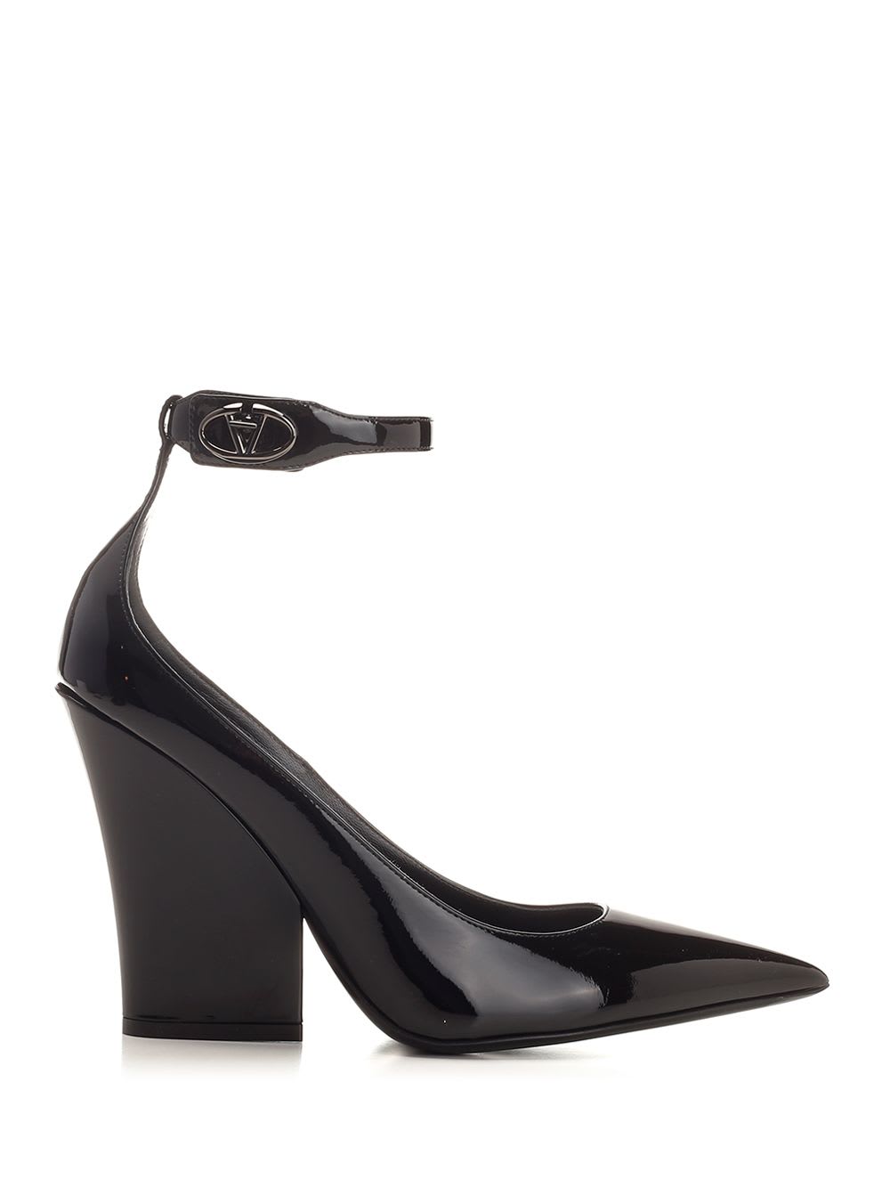 Shop Valentino Wedge Pump In Black