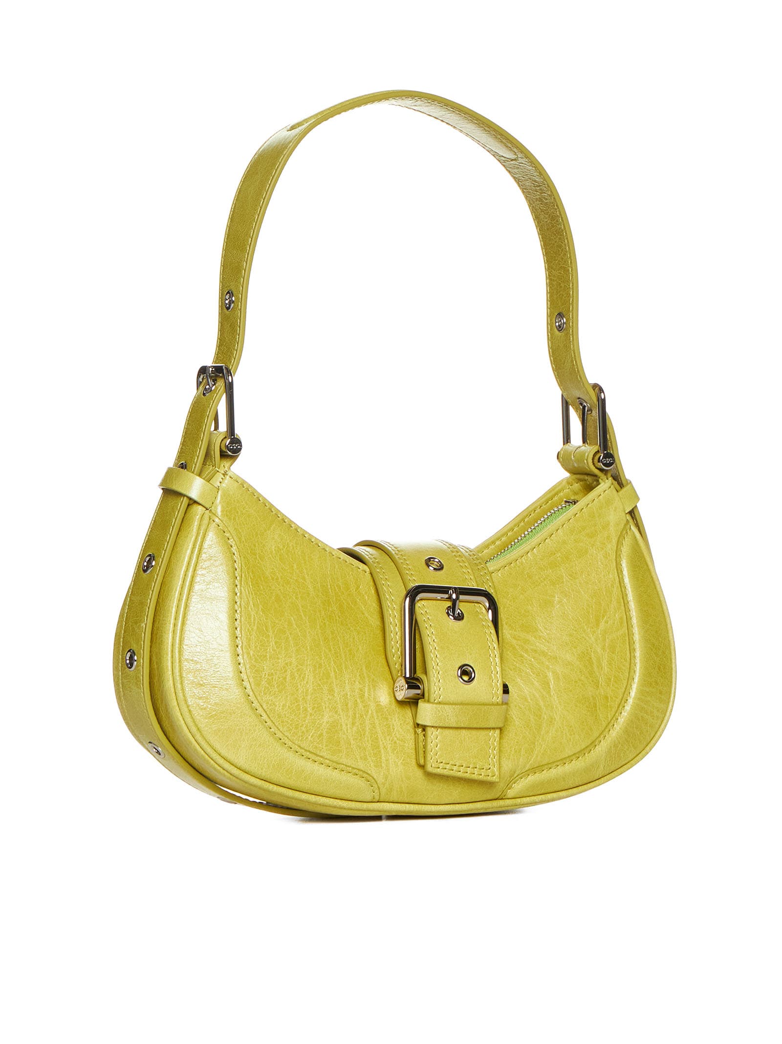 Shop Osoi Shoulder Bag In Yellow Green