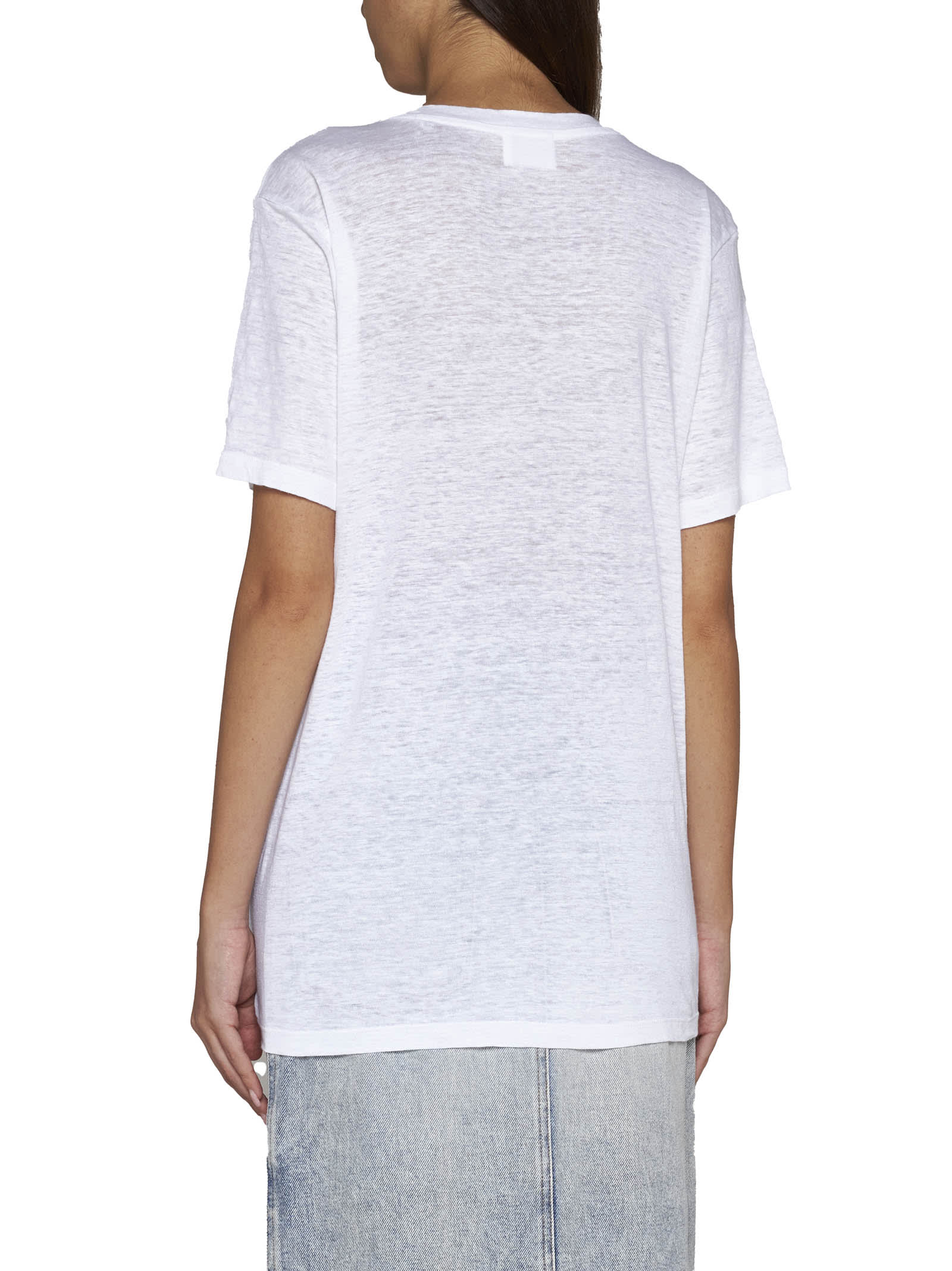 Shop Marant Etoile T-shirt In White