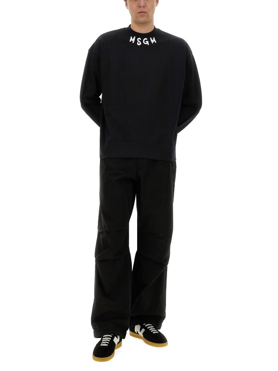 Msgm Sweaters In Black