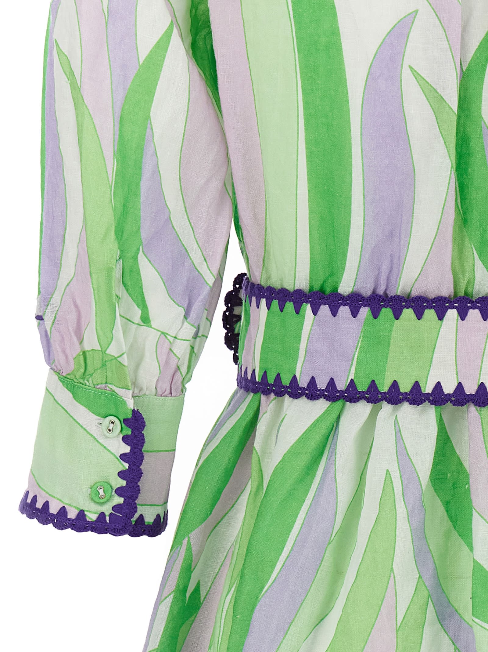 Shop Mc2 Saint Barth Daisi Dress In Multicolor